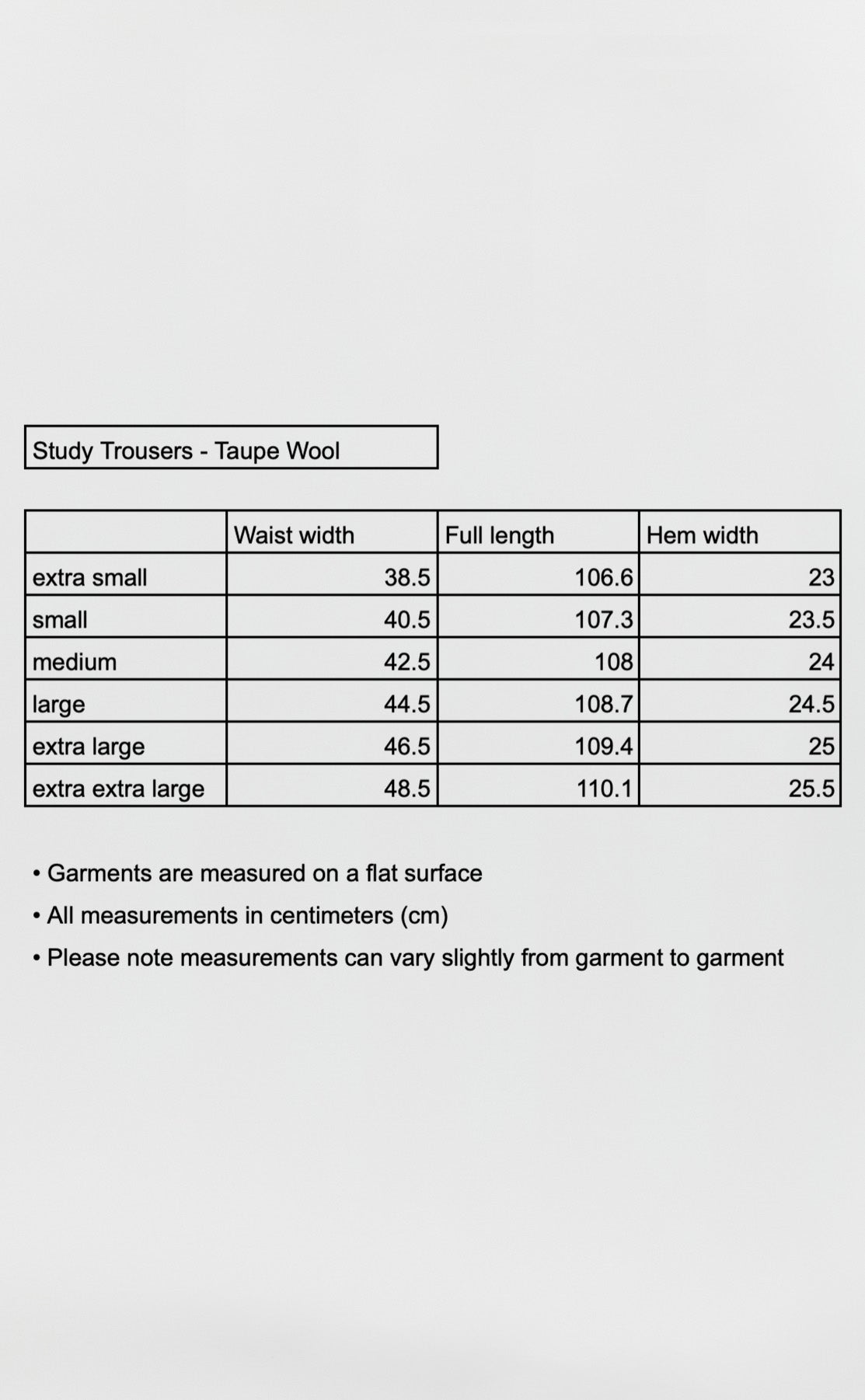 Study Trousers - Taupe Wool