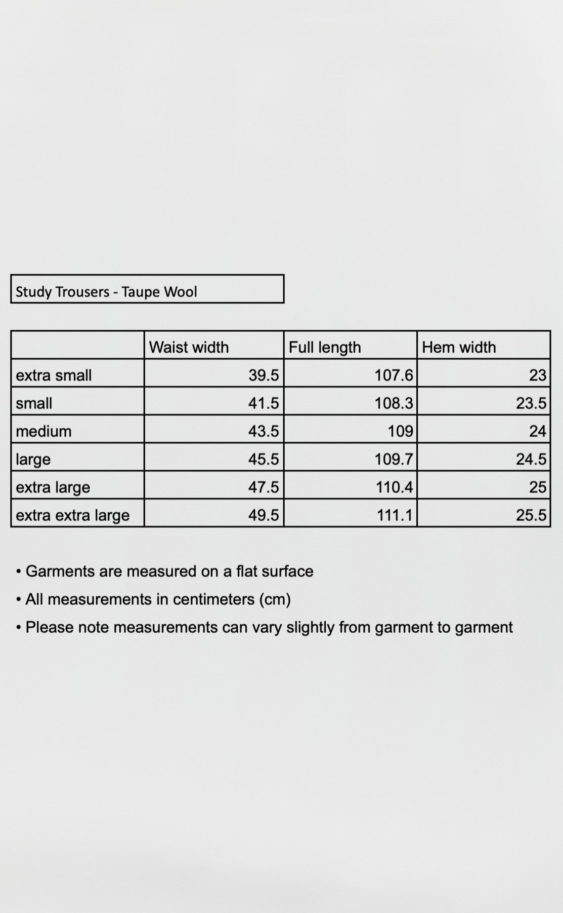 Study Trousers - Taupe Wool