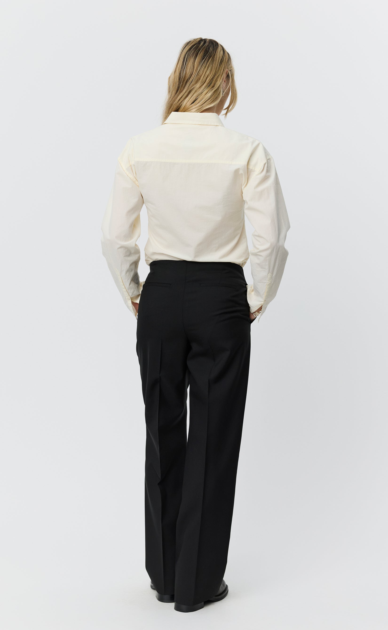Taper Trousers - Black Tropical Wool – mfpen