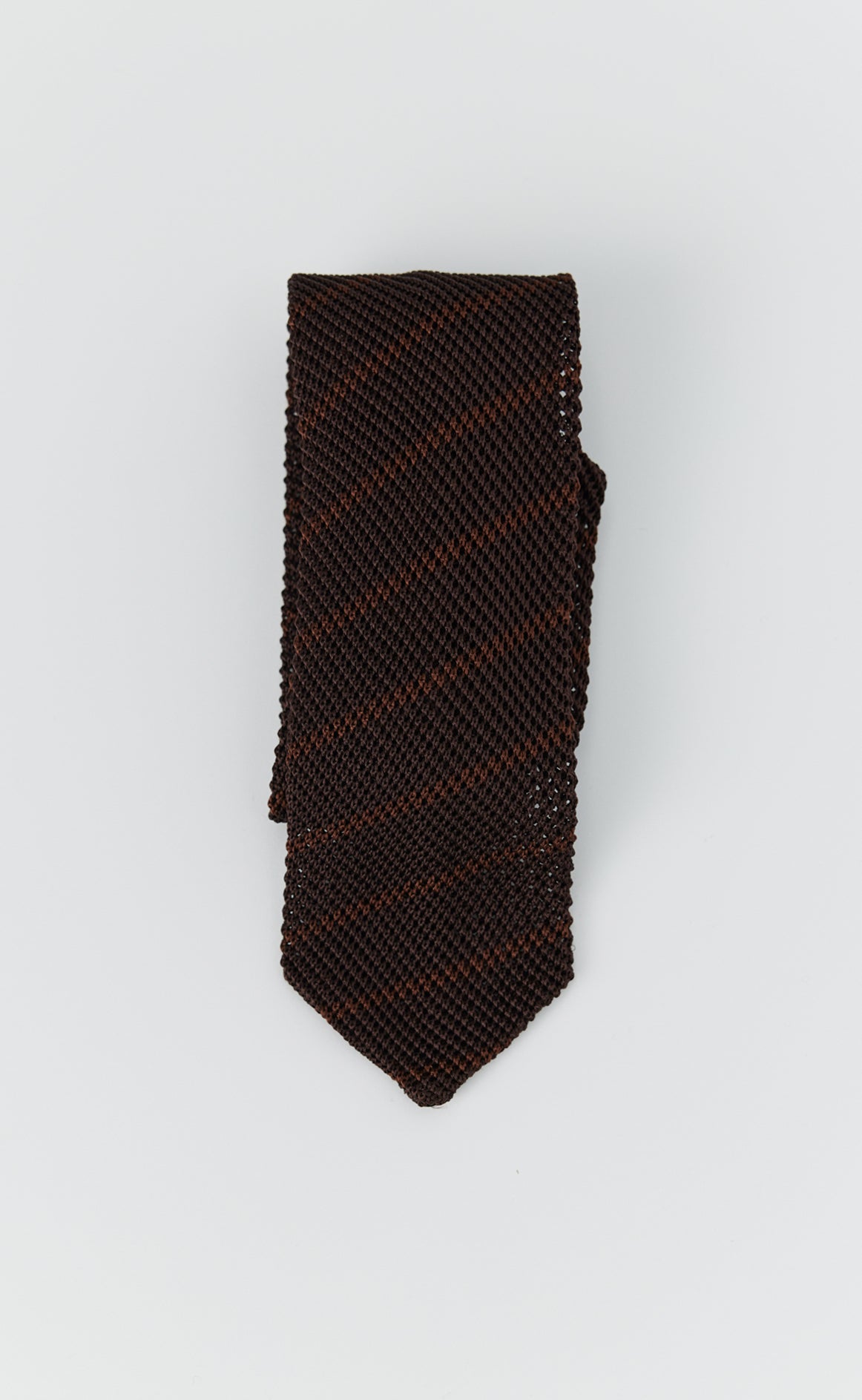 Formal Tie - Chestnut Stripe