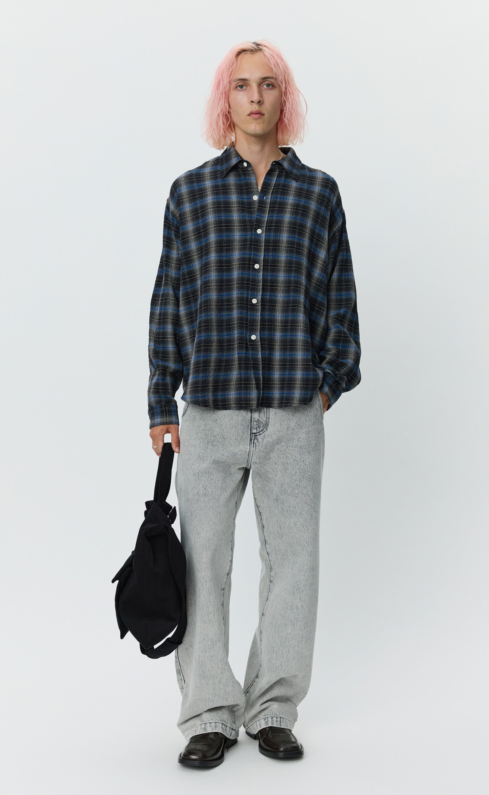 Vacation Shirt - Black Shadow Check – mfpen