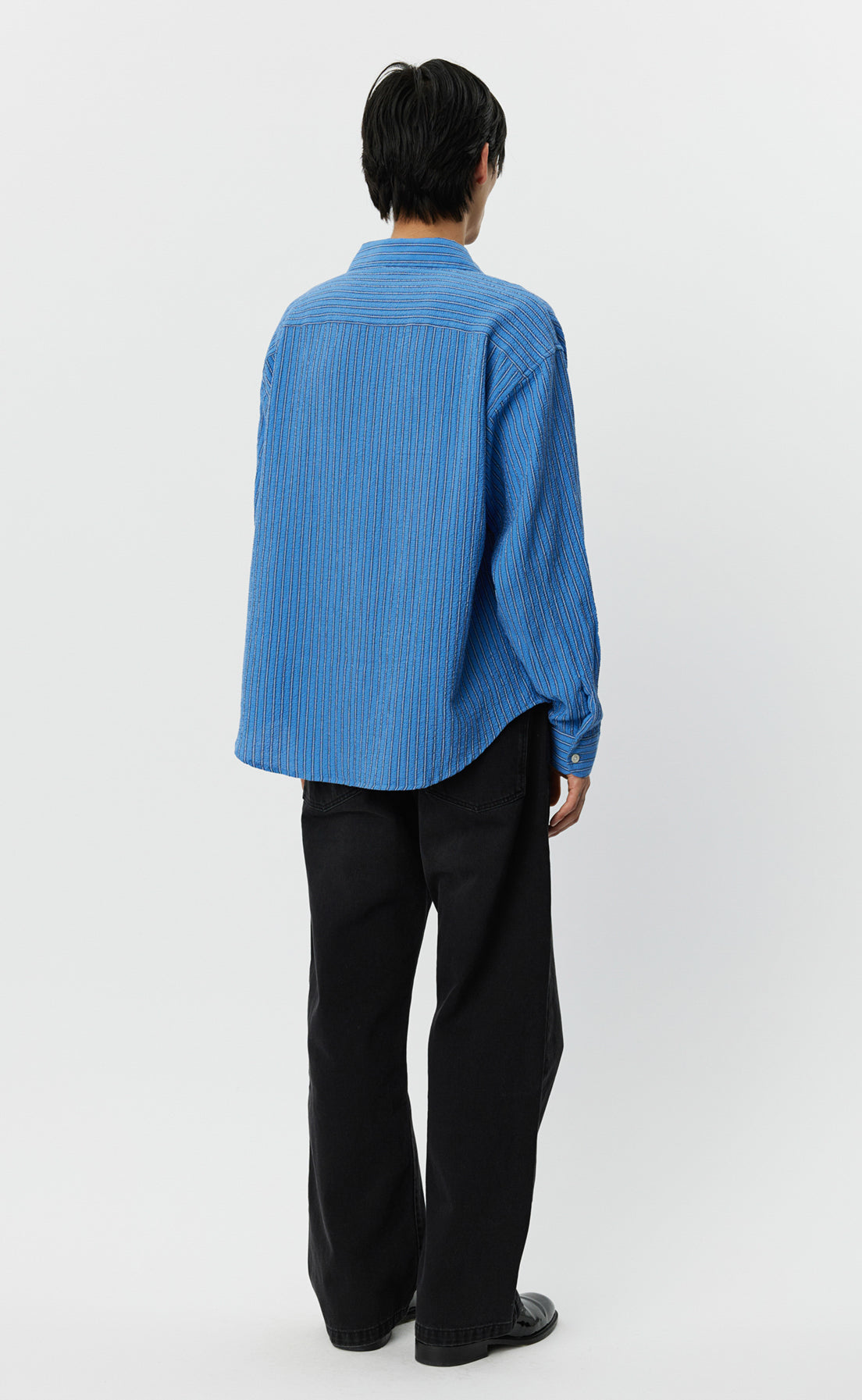 Vacation Shirt - Textured Business Stripe