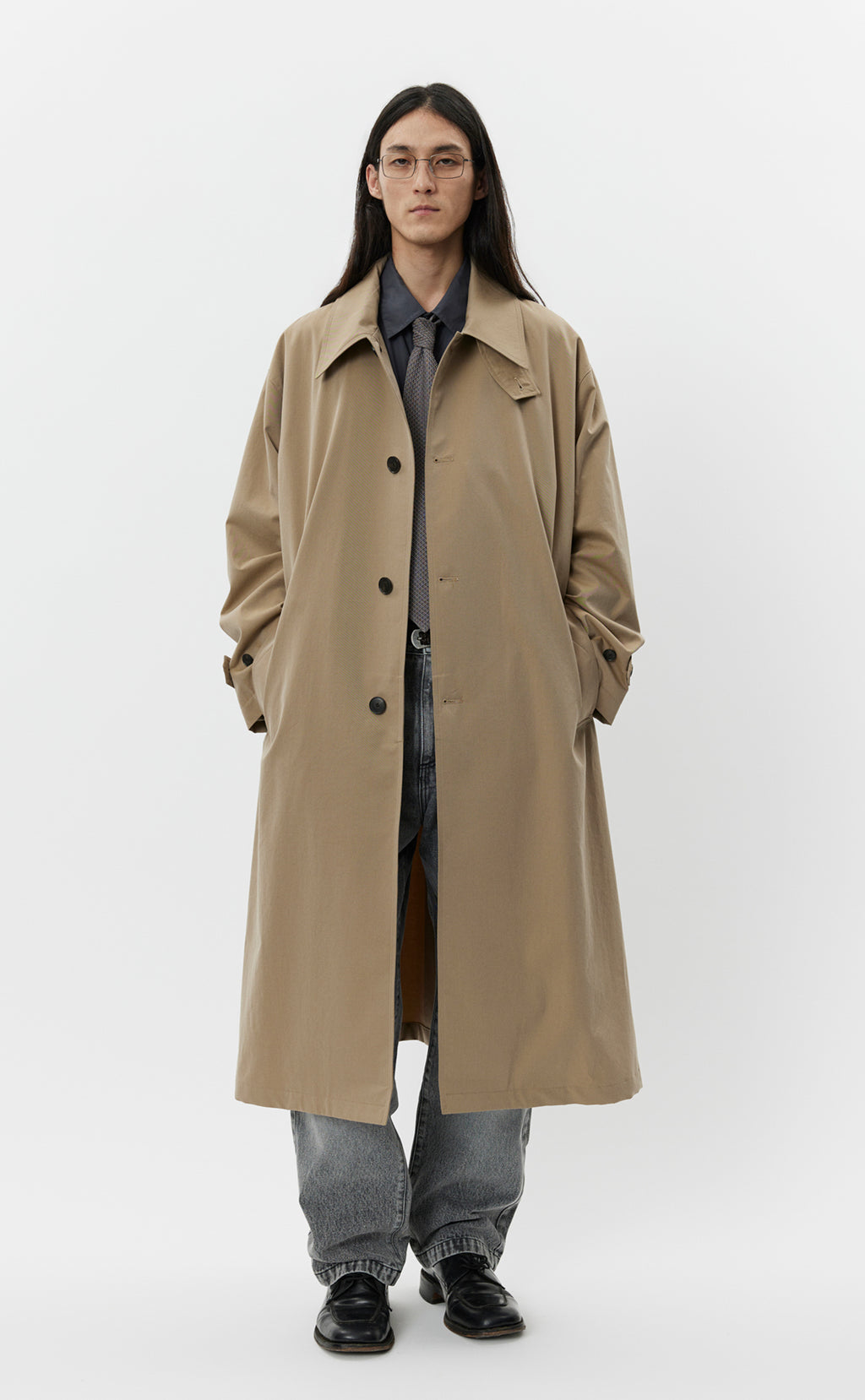 Venture Coat - Sand Gabardine