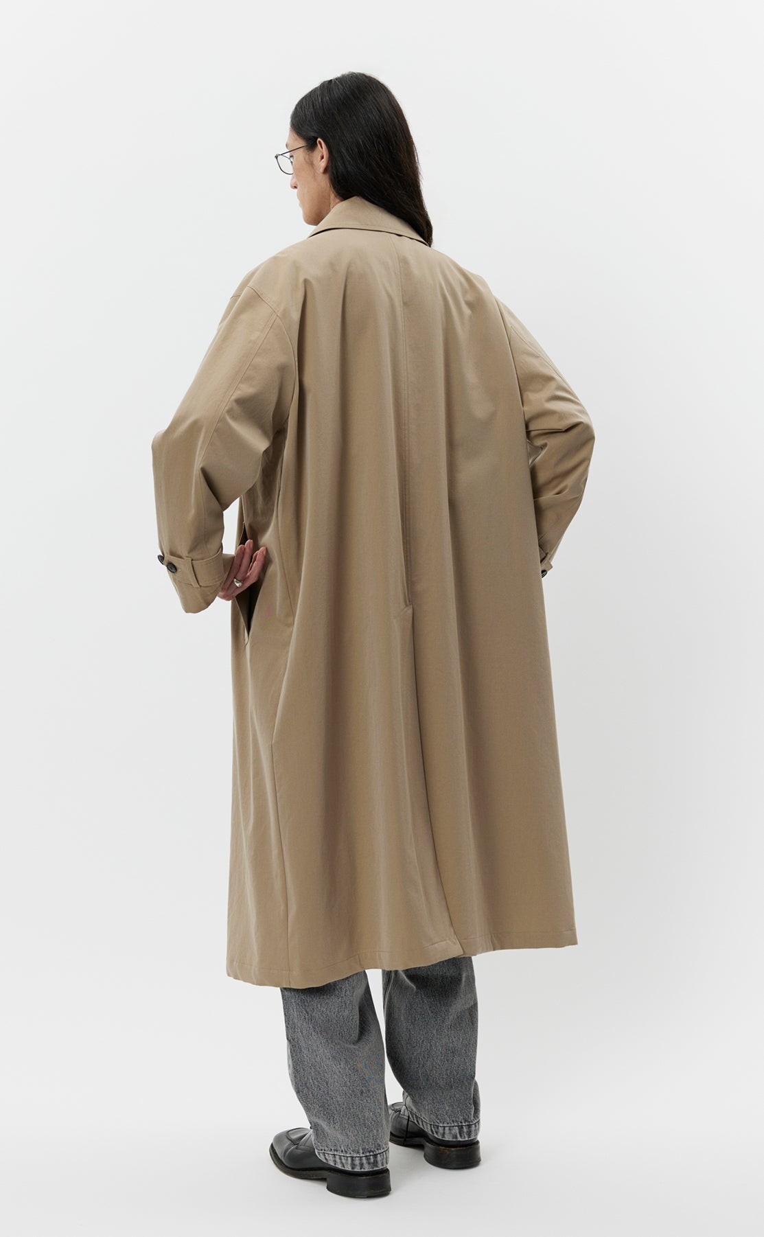 Venture Coat - Sand Gabardine