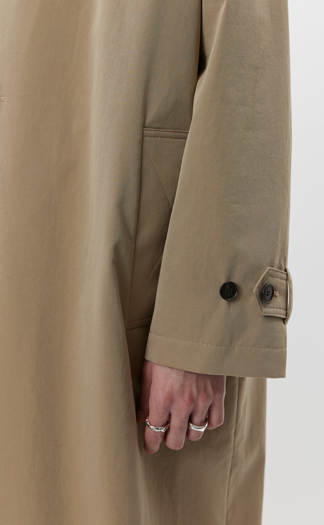 Venture Coat - Sand Gabardine