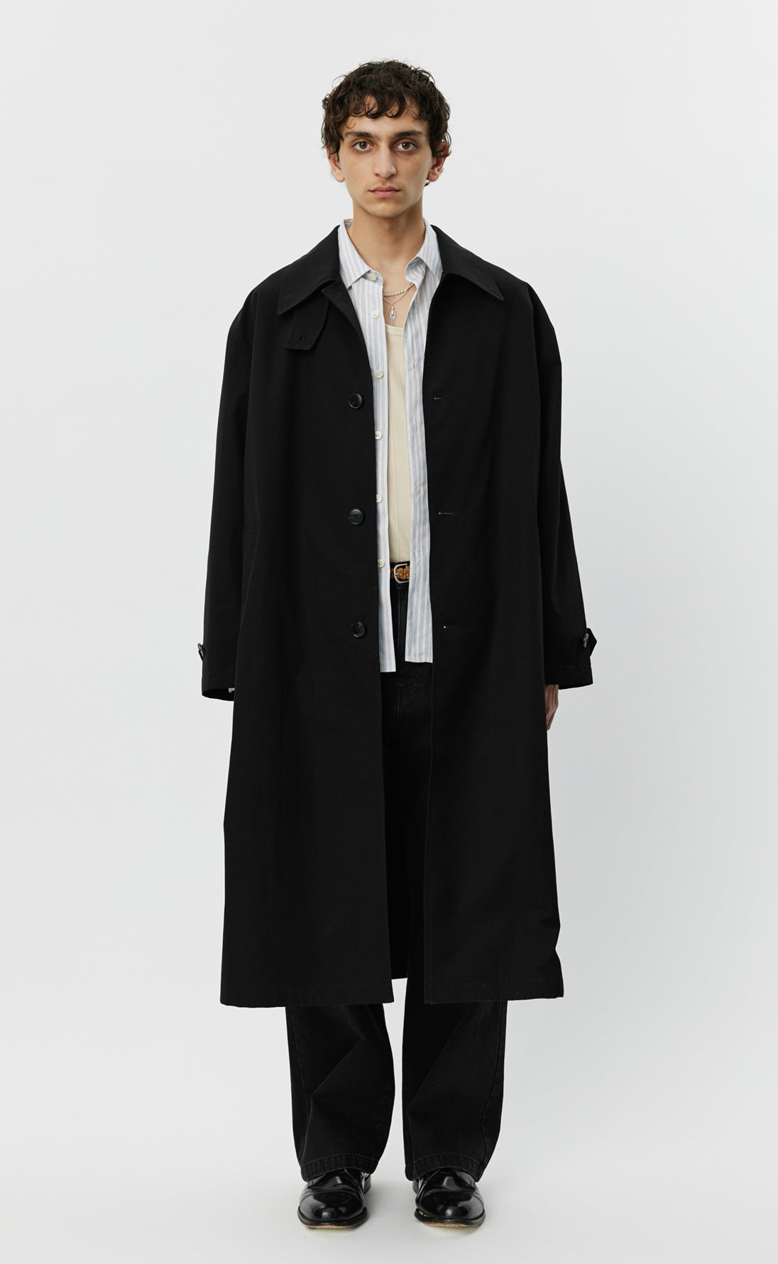 Venture Coat - Black Gabardine