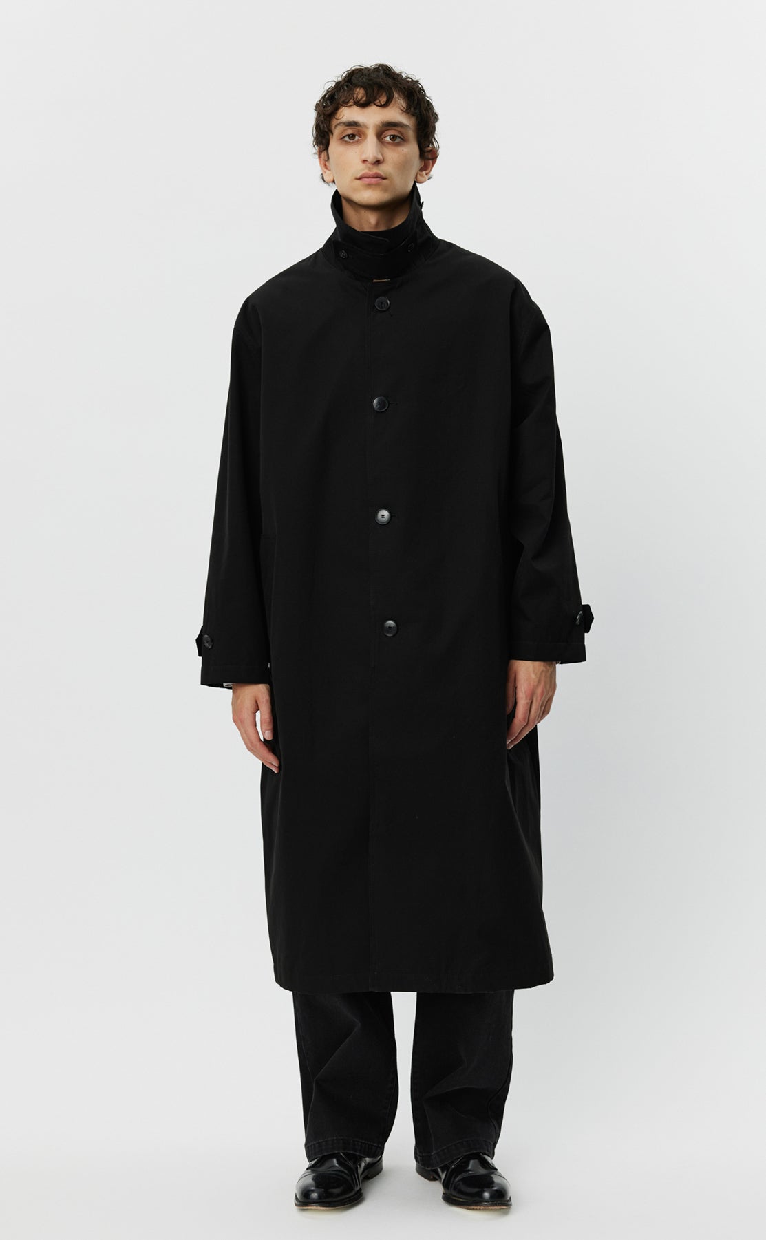 Venture Coat - Black Gabardine