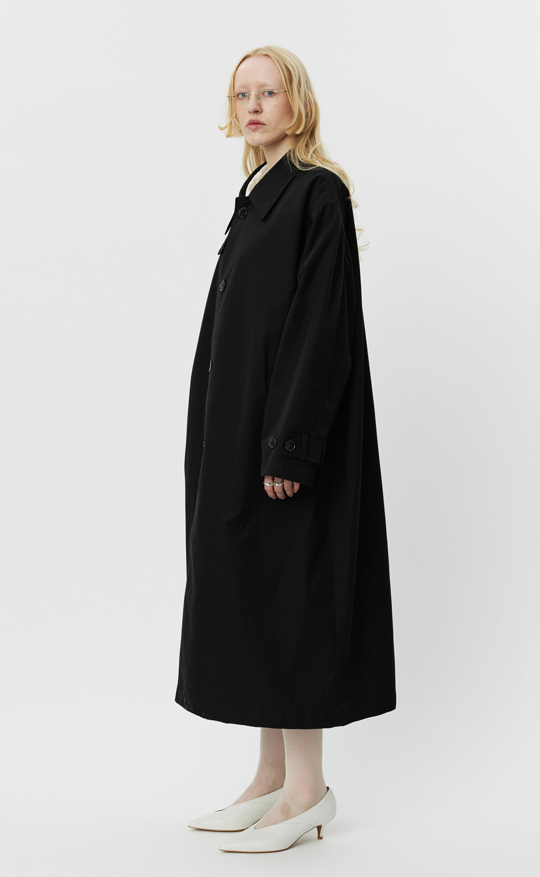 Venture Coat - Black Gabardine