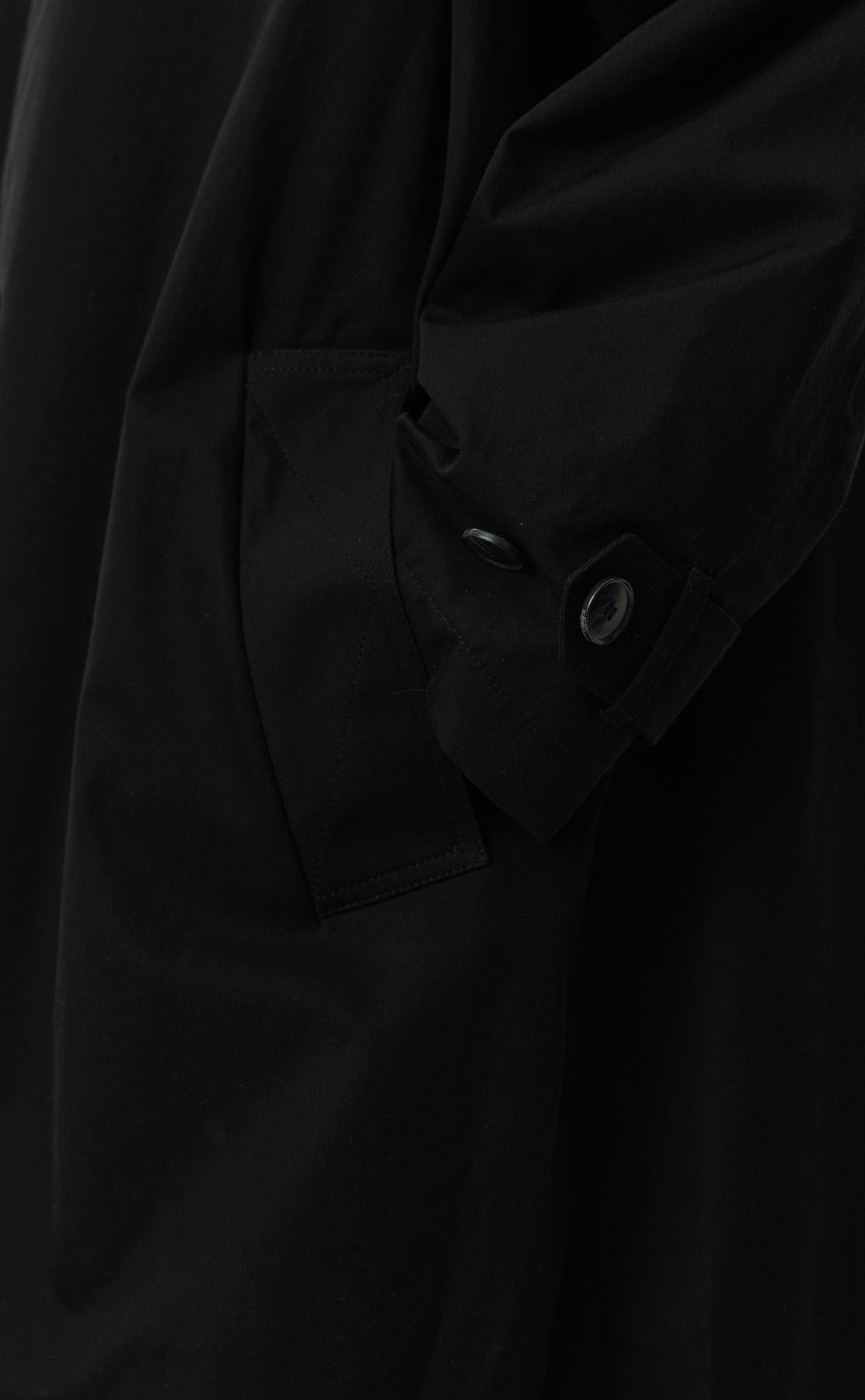 Venture Coat - Black Gabardine