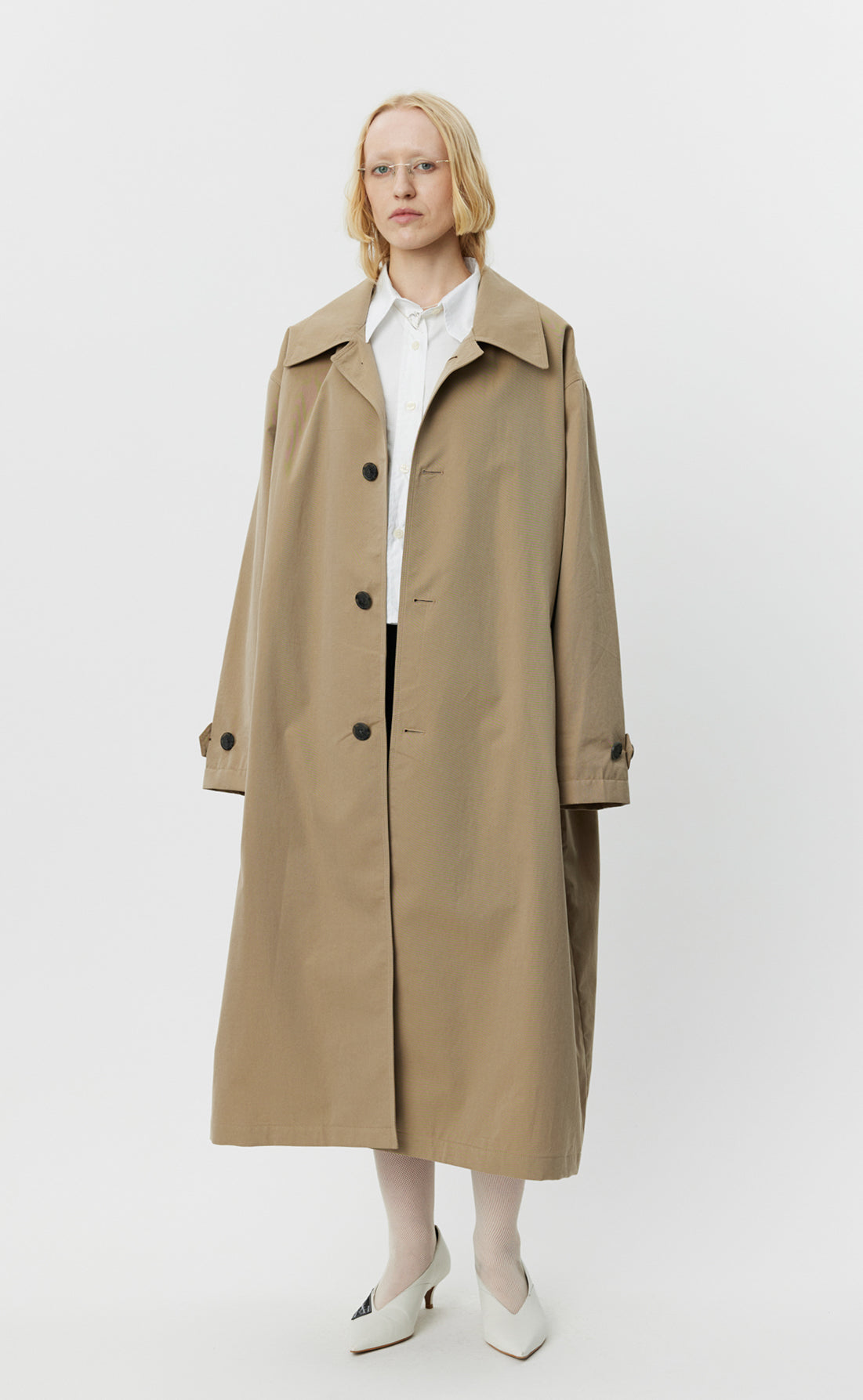 Venture Coat - Sand Gabardine