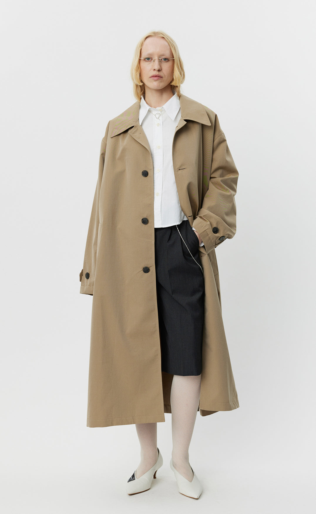 Venture Coat - Sand Gabardine