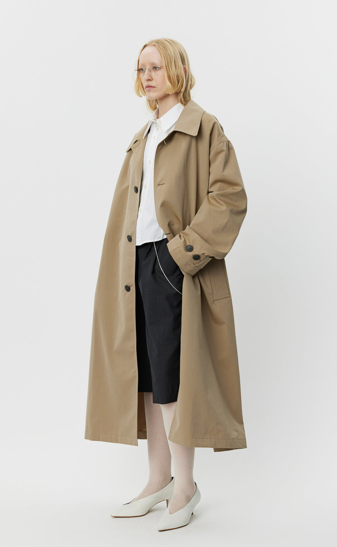 Venture Coat - Sand Gabardine