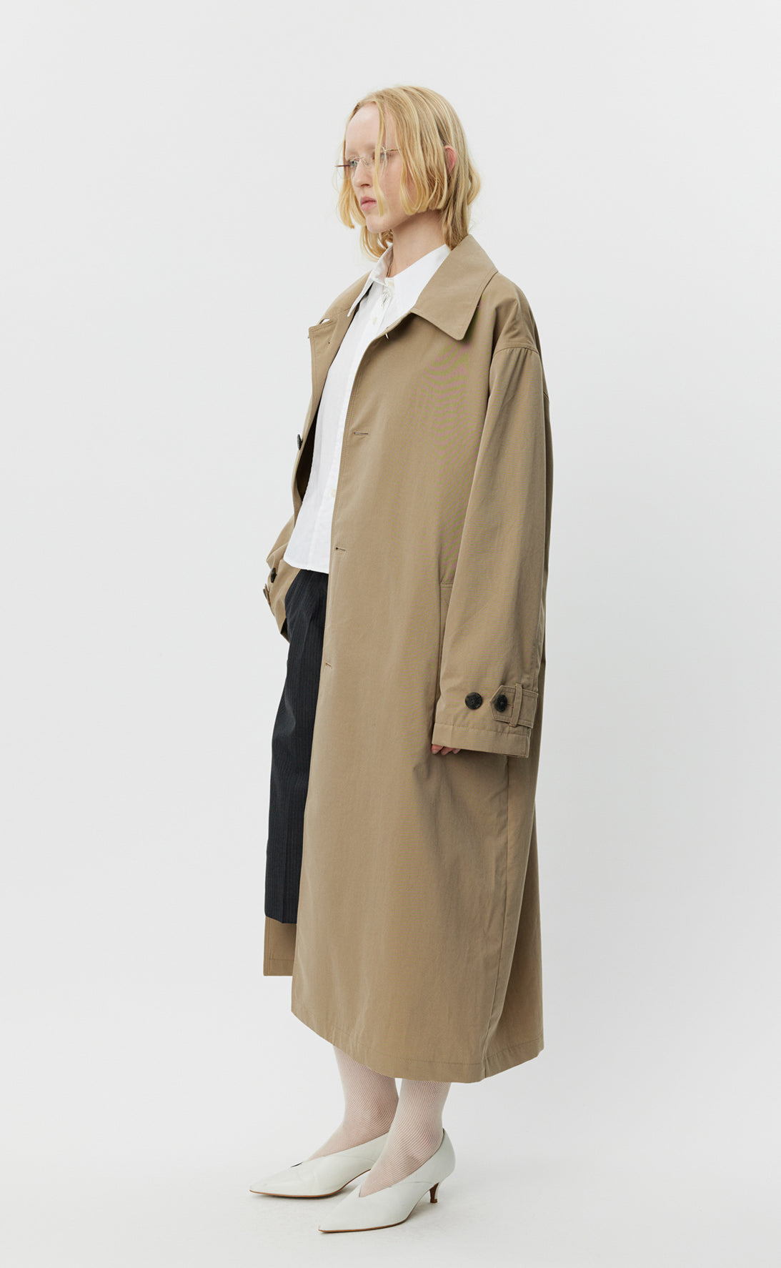 Venture Coat - Sand Gabardine