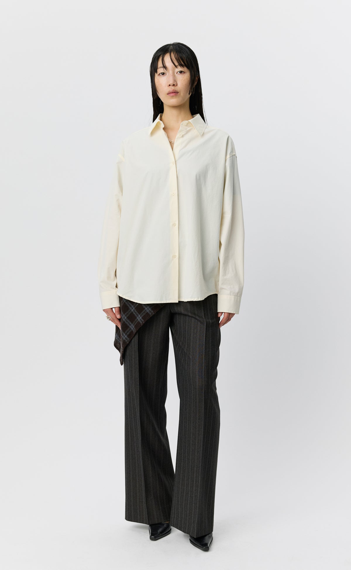 Womens Generous Shirt - Broken White