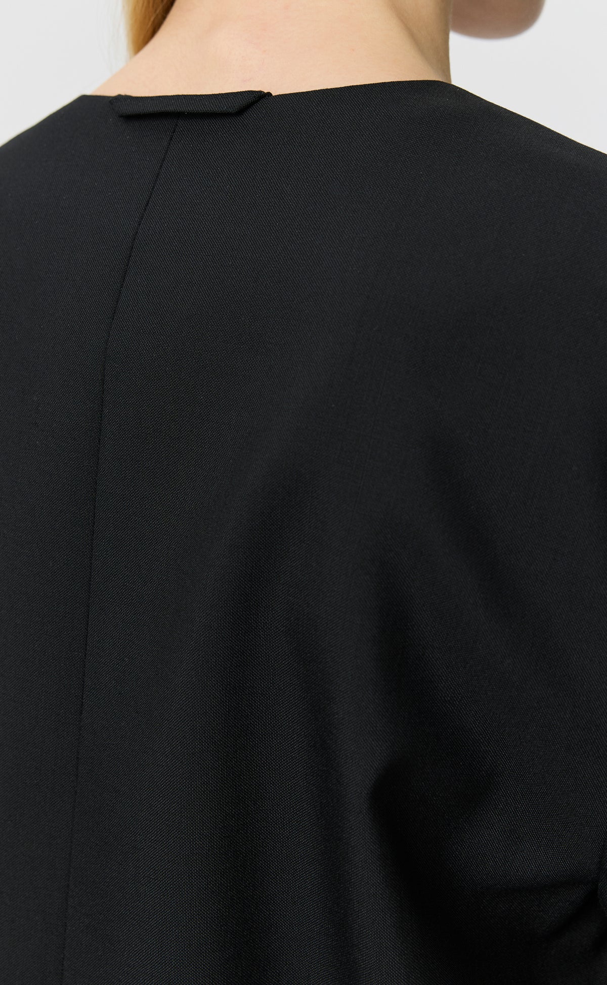 Waitress Jacket - Black Dry Wool