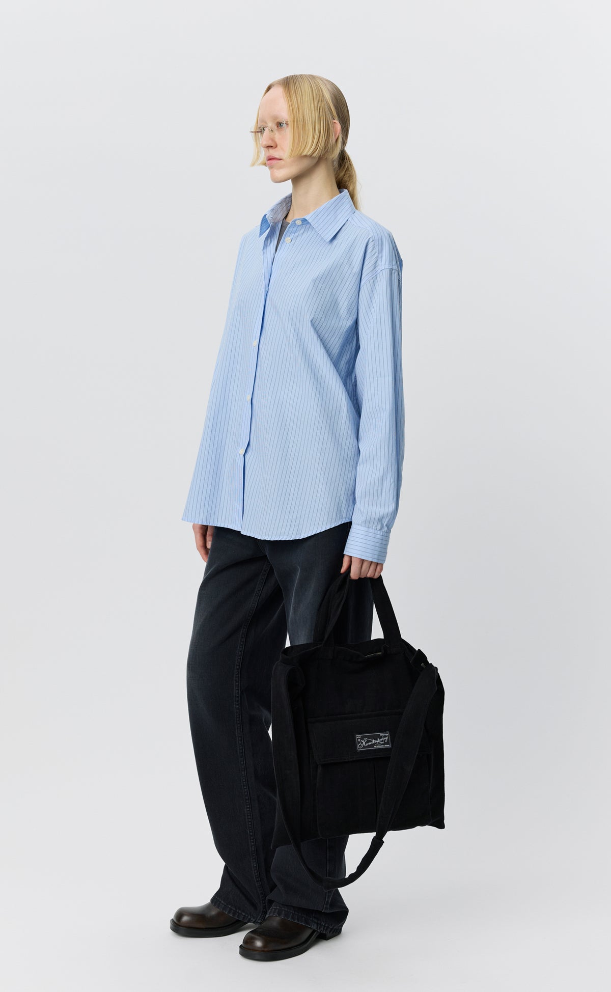 Womens Generous Shirt - Assistant Stripe