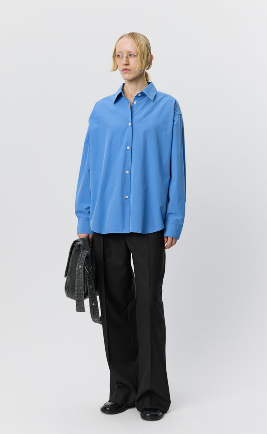 Womens Generous Shirt - Desktop Blue