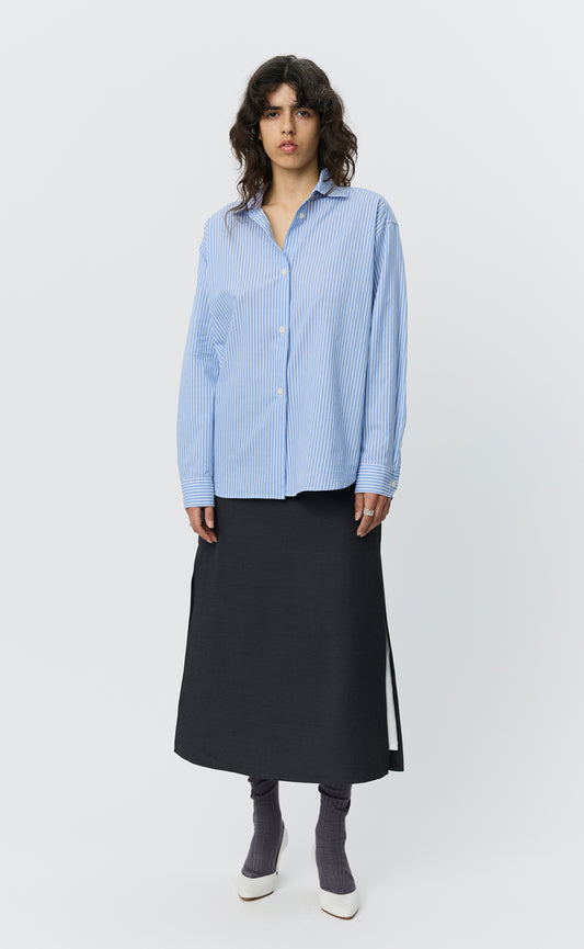 Womens Generous Shirt - Embassy Stripe