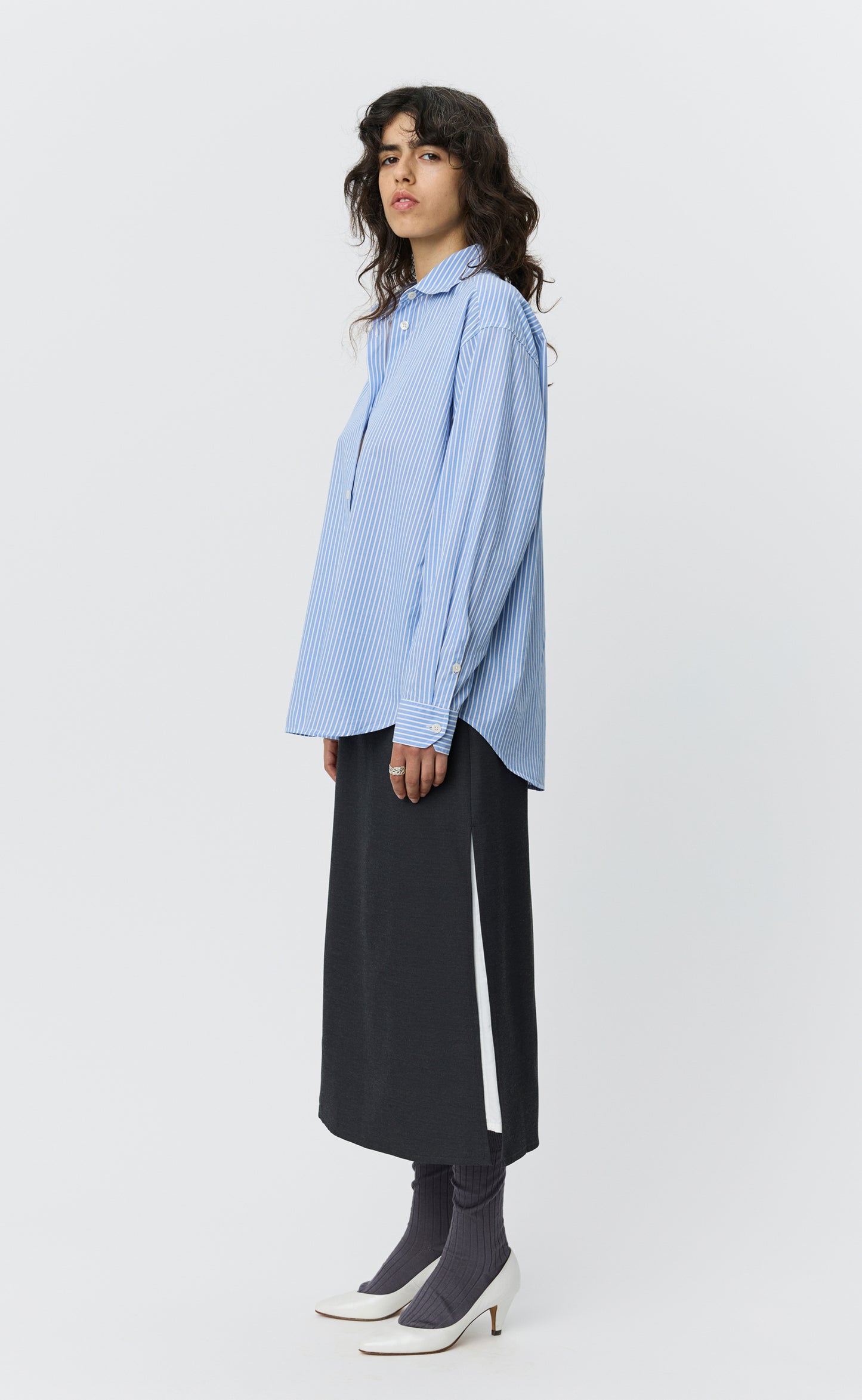 Womens Generous Shirt - Embassy Stripe