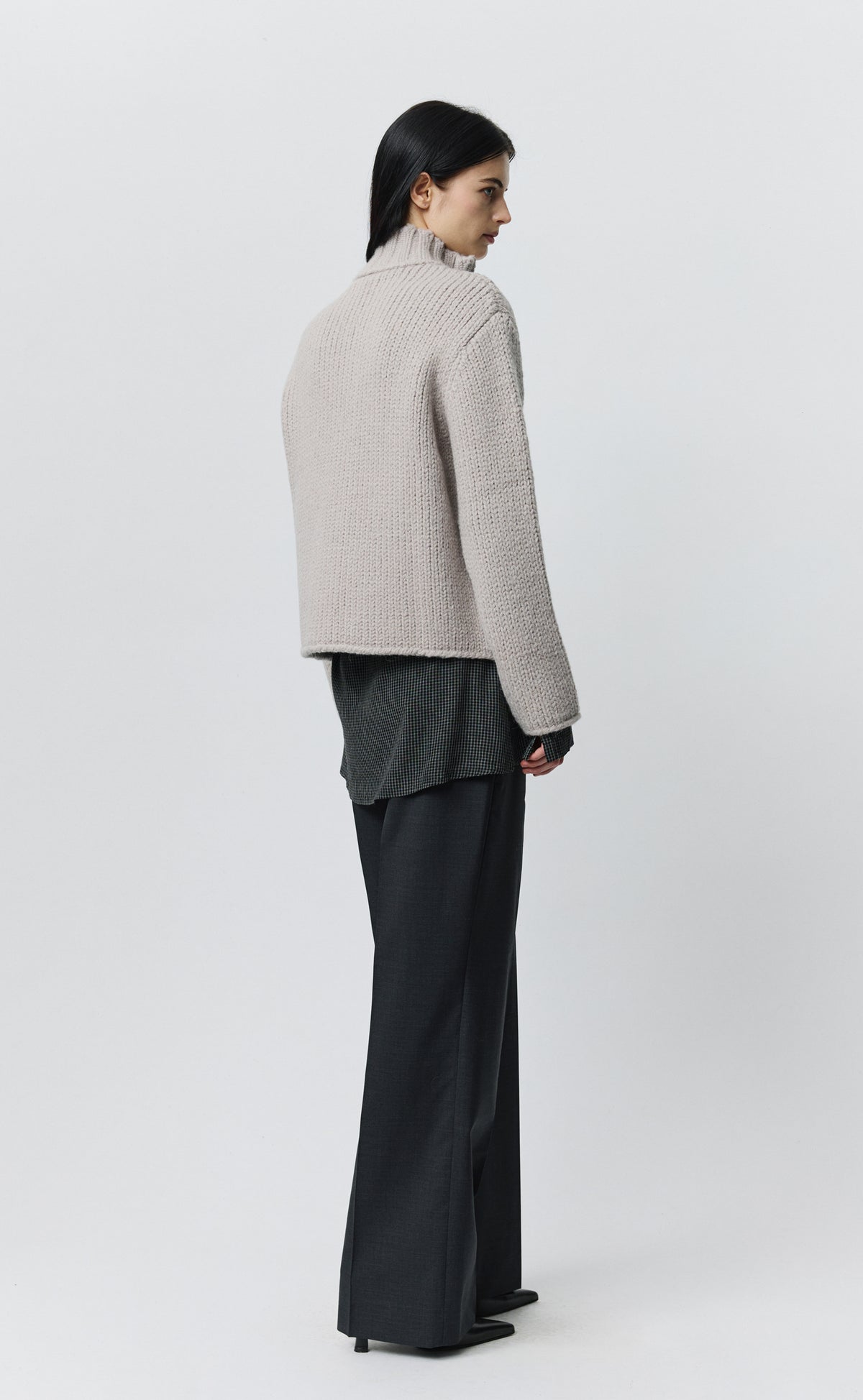 Womens Members Zip Knit - Dusty Pink
