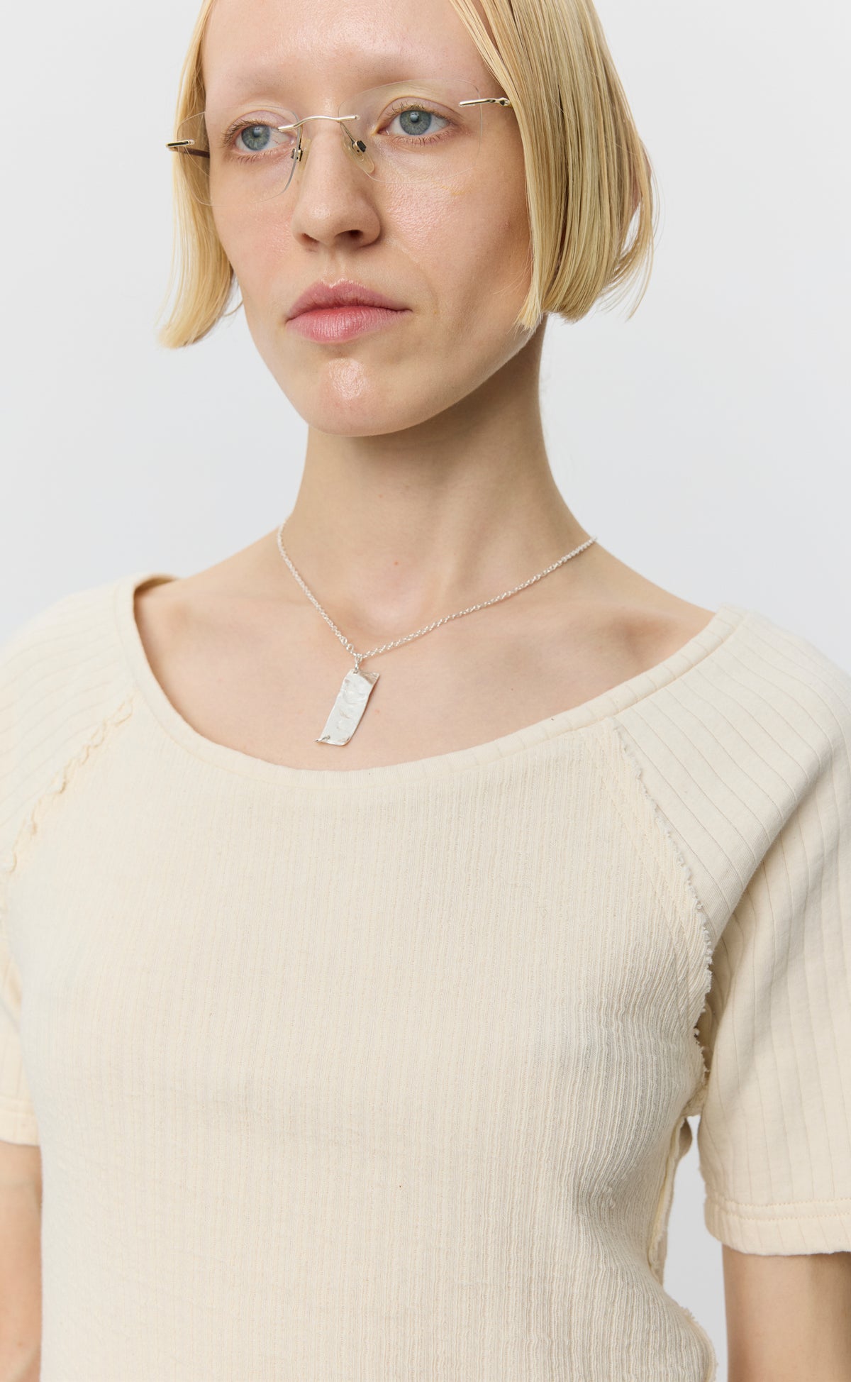 Womens Raglan Tee - Ecru
