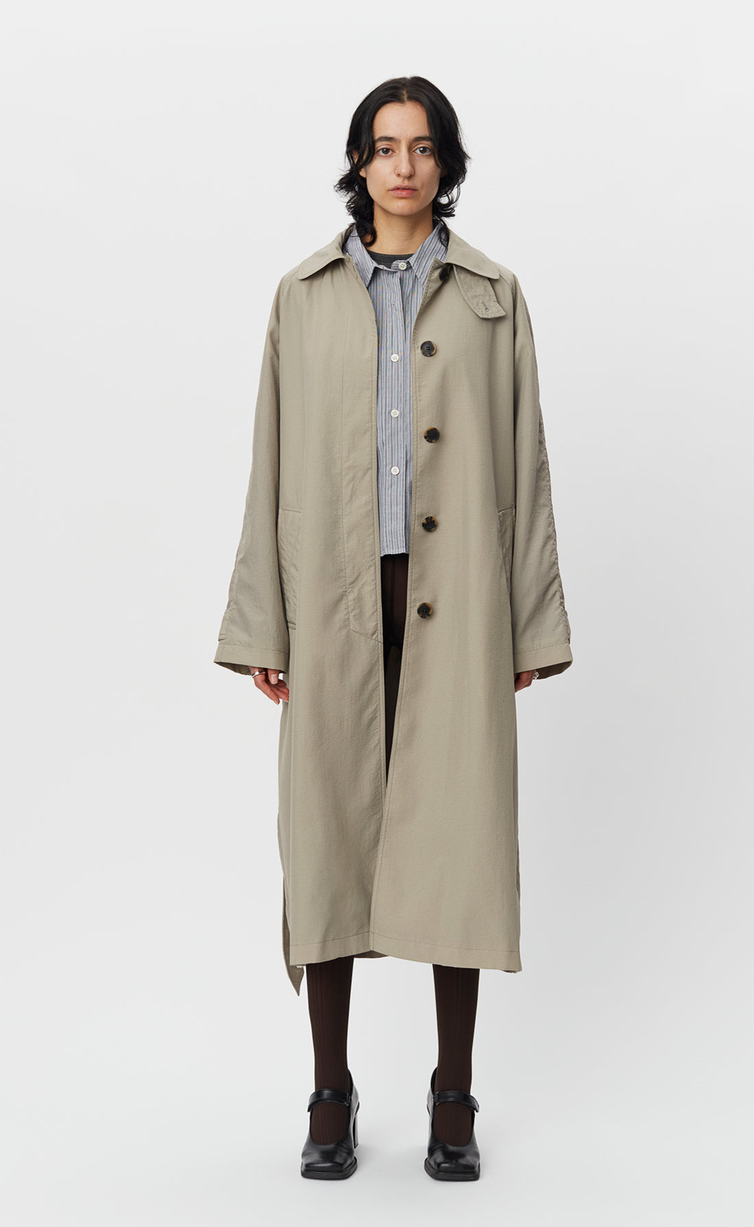 Womens Installation Coat - Recycled Taupe Ripstop