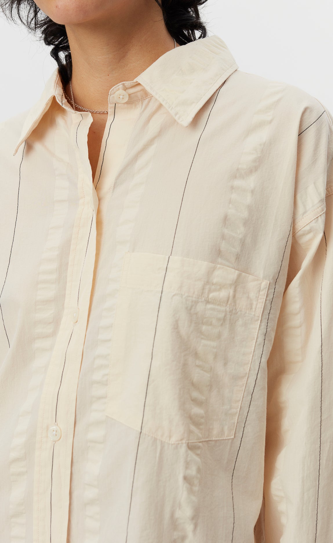 Format Shirt - Cream Stripe