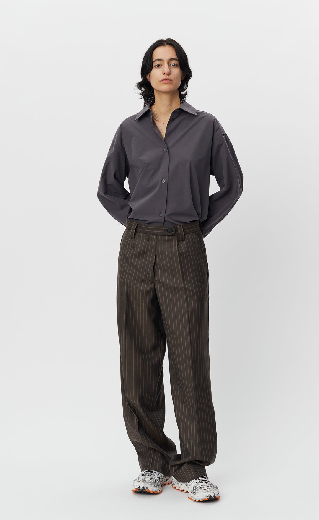 Primary Trousers - Brown Stripe – mfpen