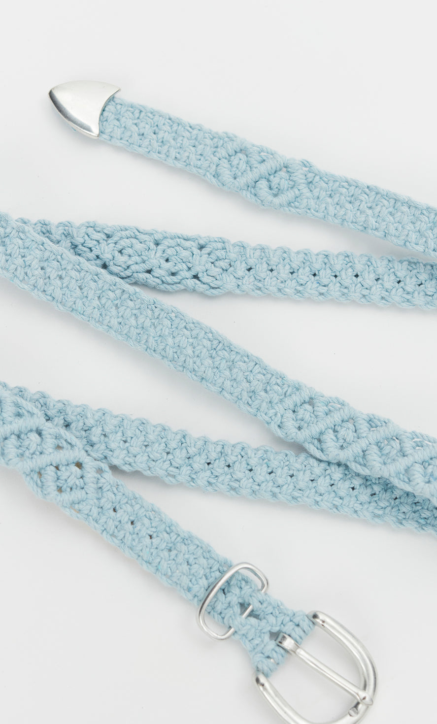Crochet Belt - Blue