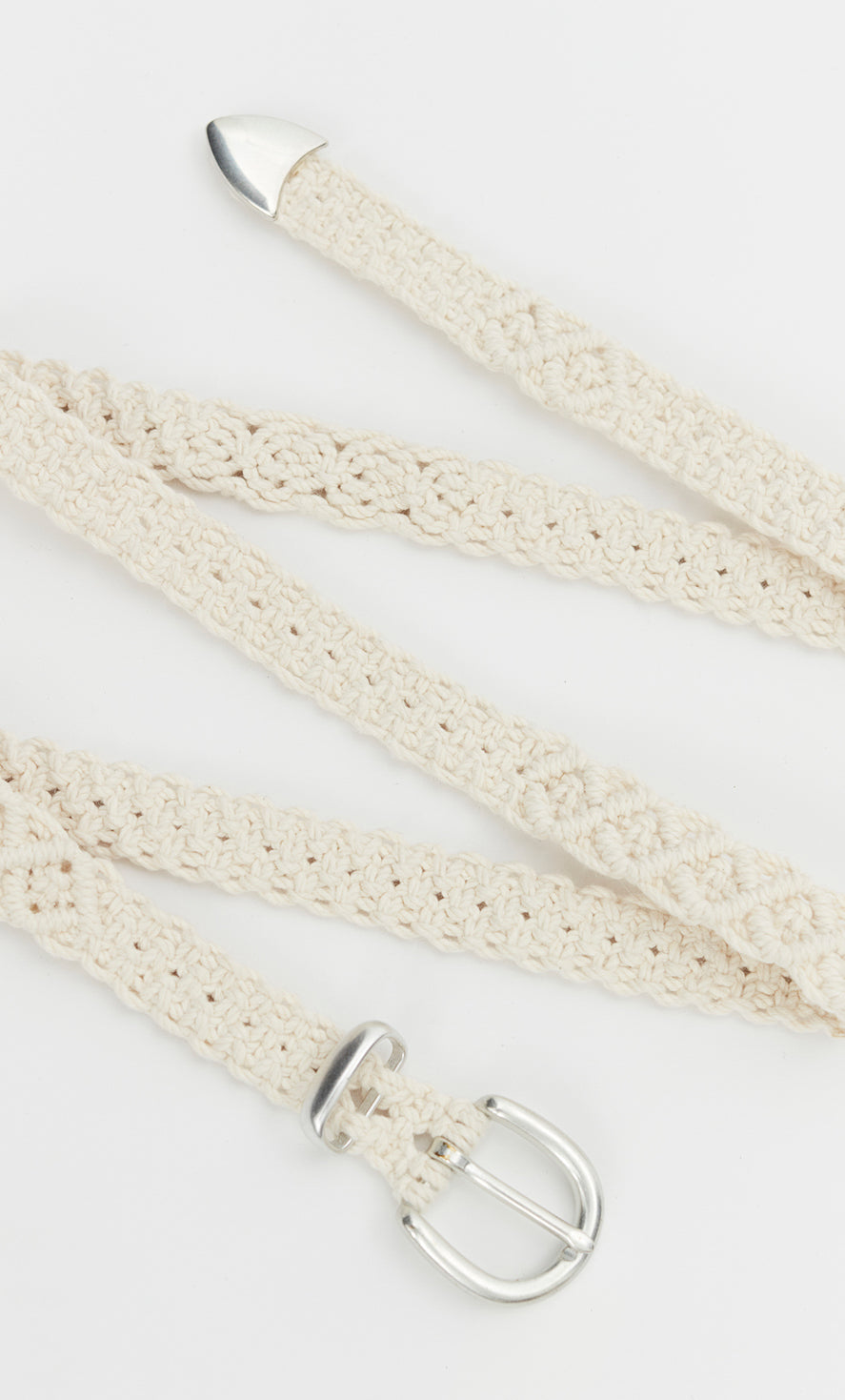 Crochet Belt - Off White