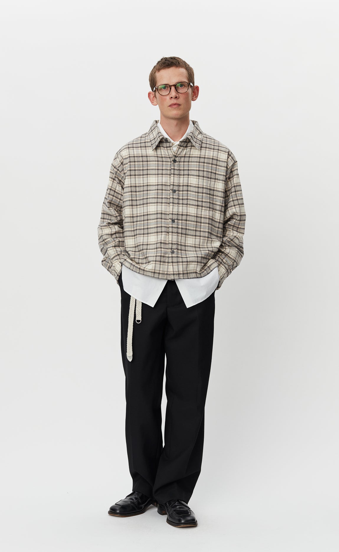 Priority Shirt - Oatmeal Check – mfpen