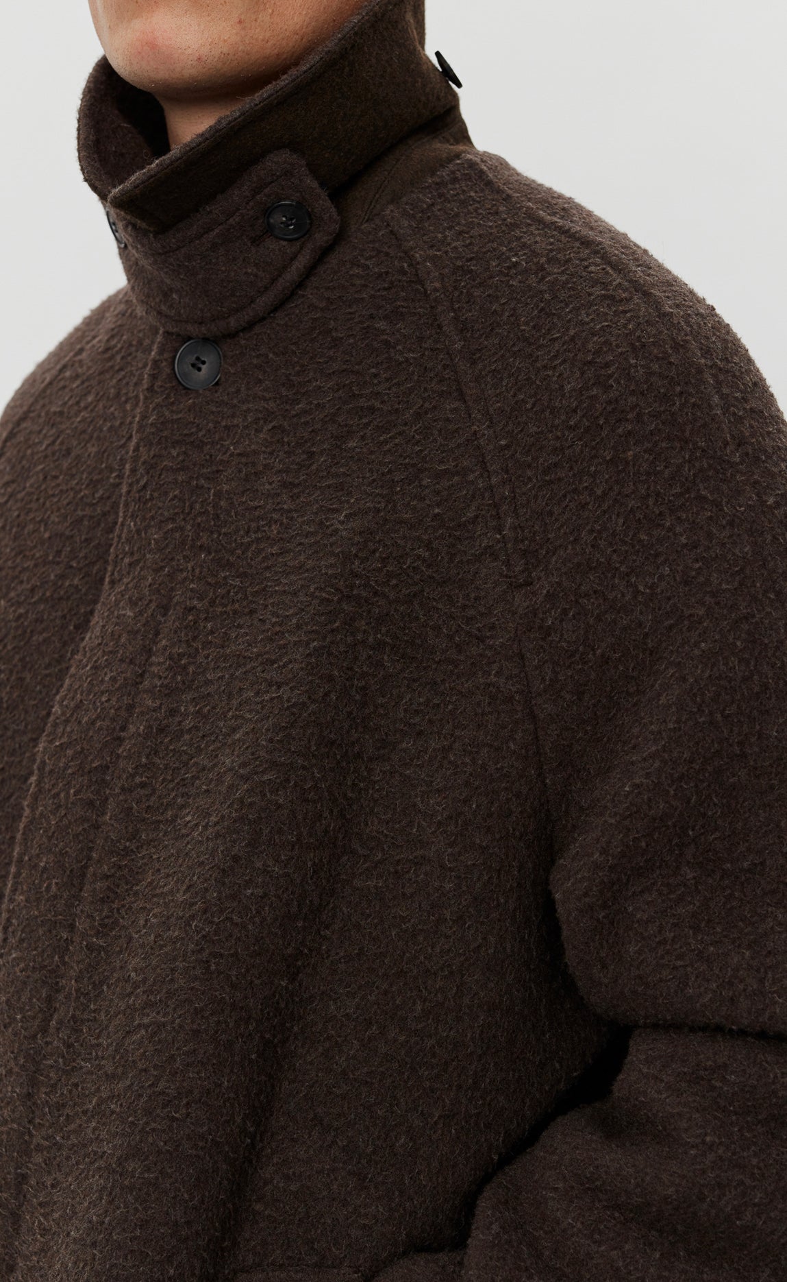 Installation Coat - Brown Fuzz
