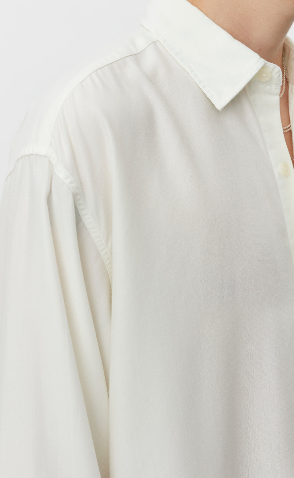 Comfy Shirt - Natural White Tencel