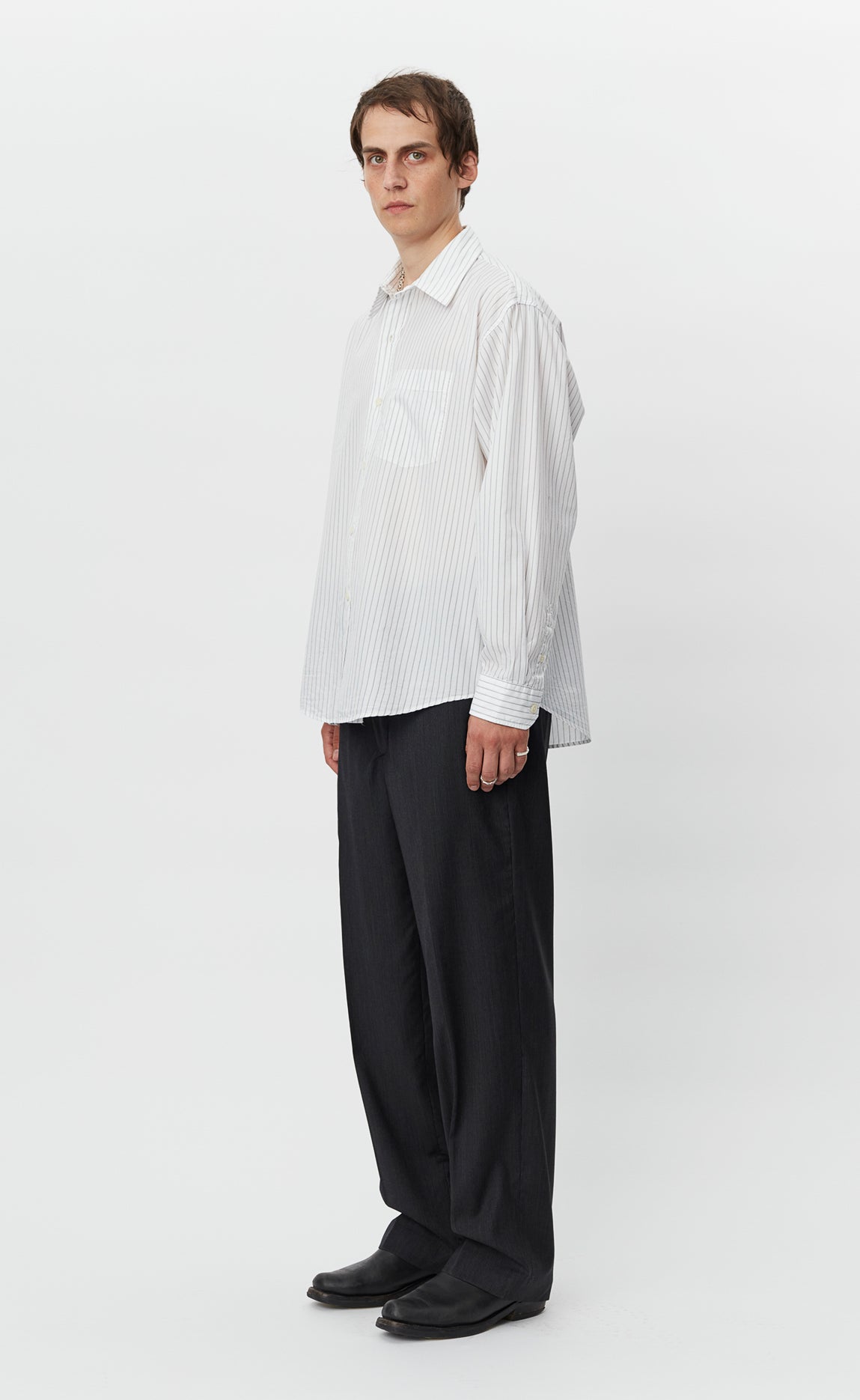 Executive Shirt - White Stripe