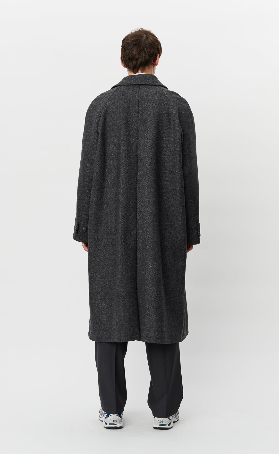 Installation Coat - Grey Recycled Wool