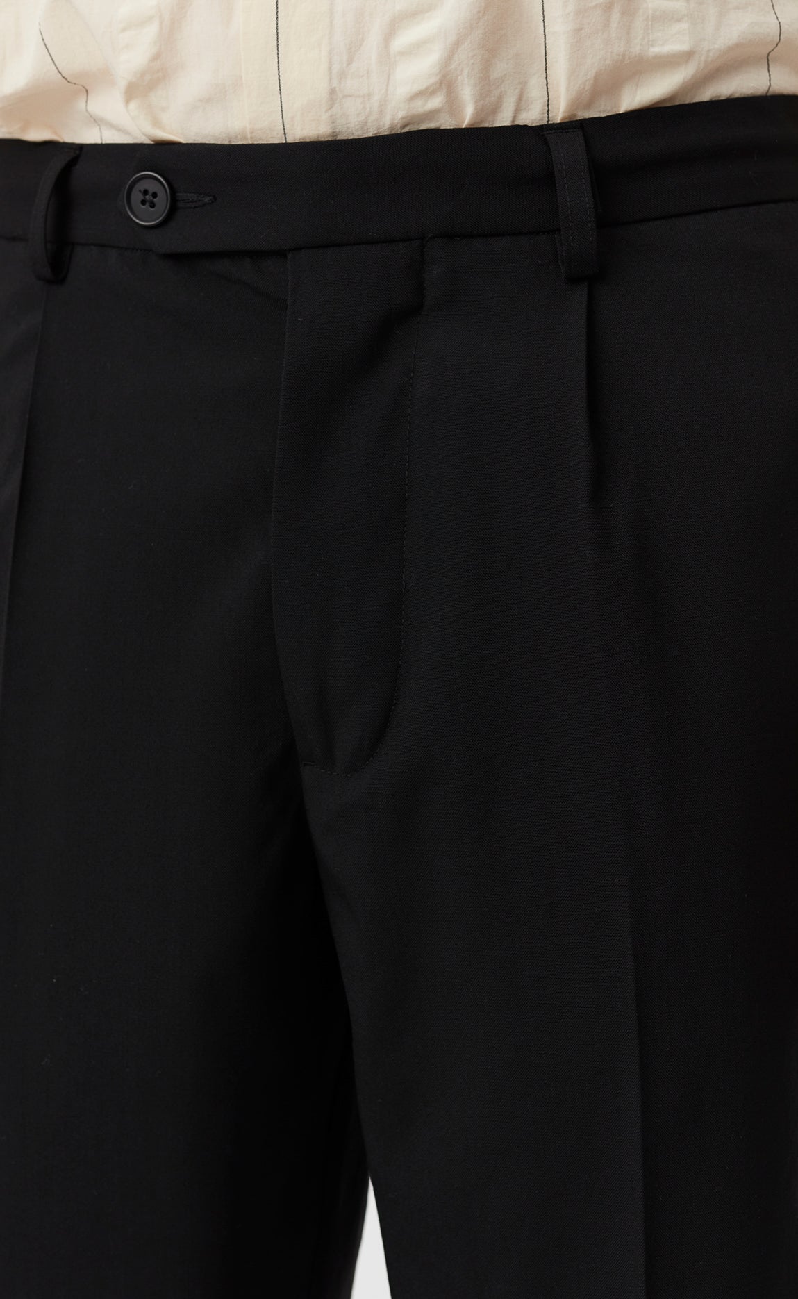 Formal Trousers - Black Wool