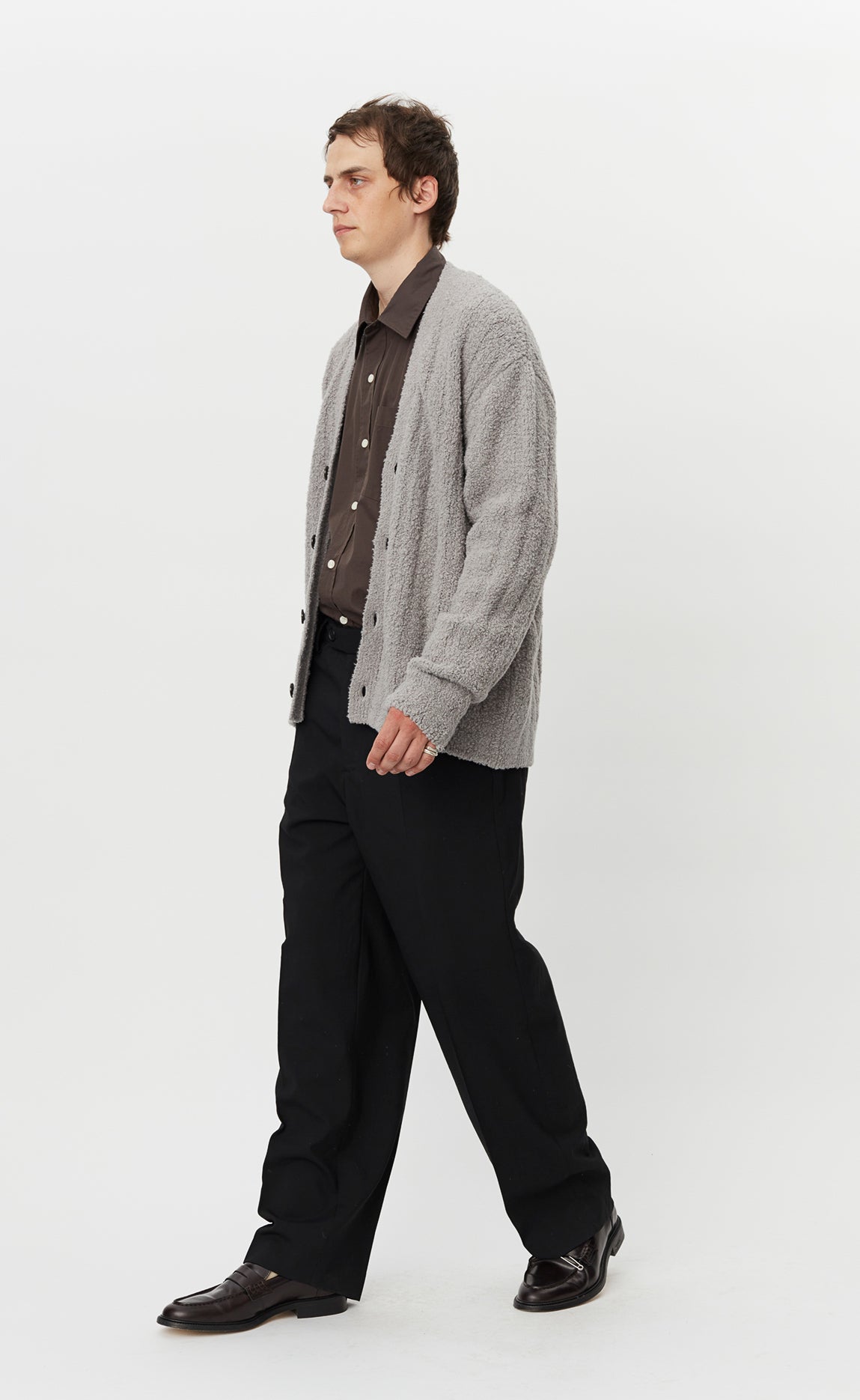 Studio Trousers - Black Wool