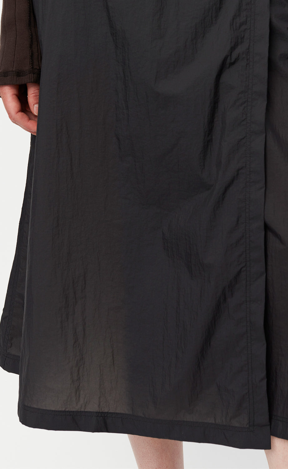 mfpen SS24 Wrap Skirt - Recycled Black