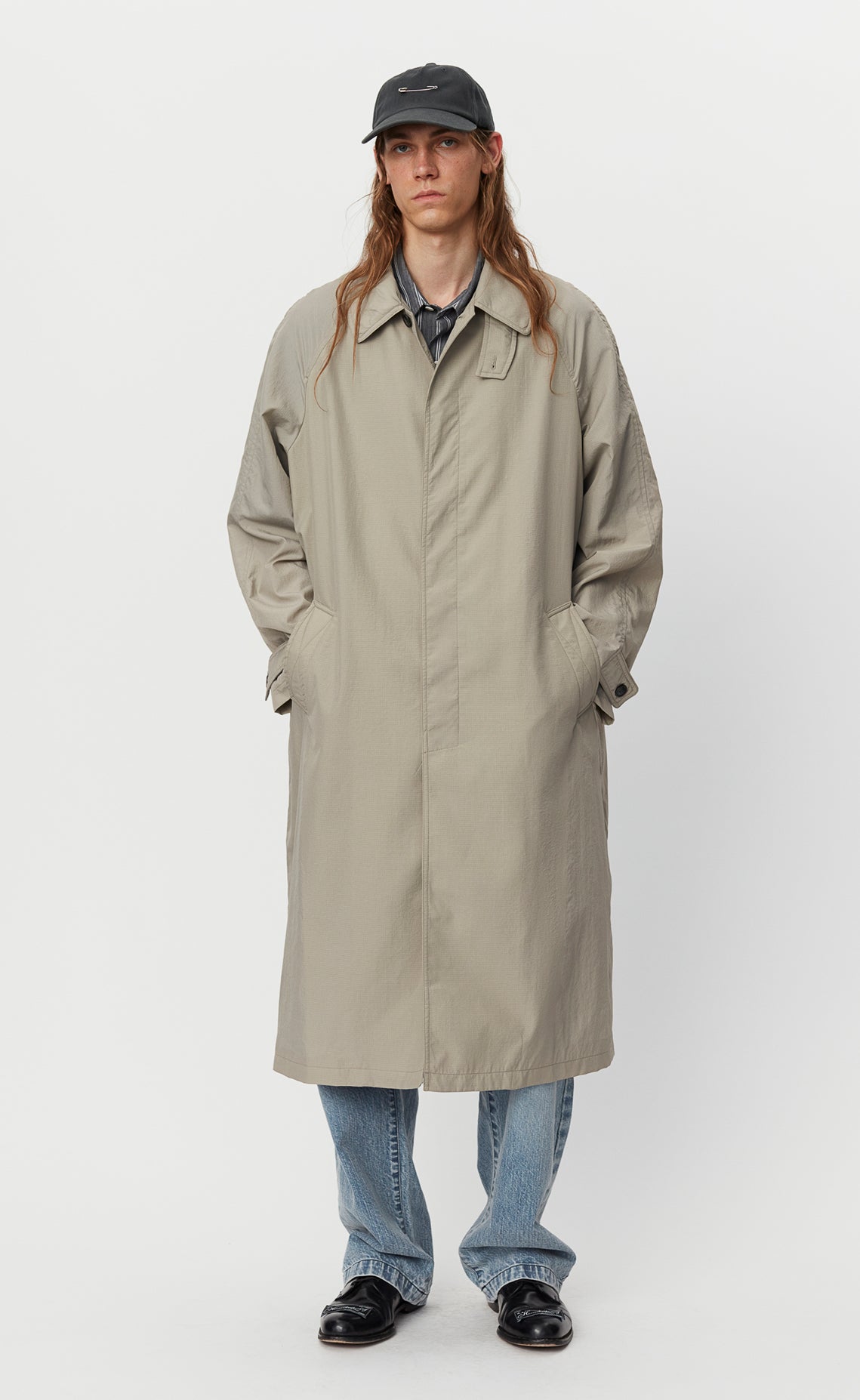 mfpen SS24 Installation Coat - Recycled Taupe