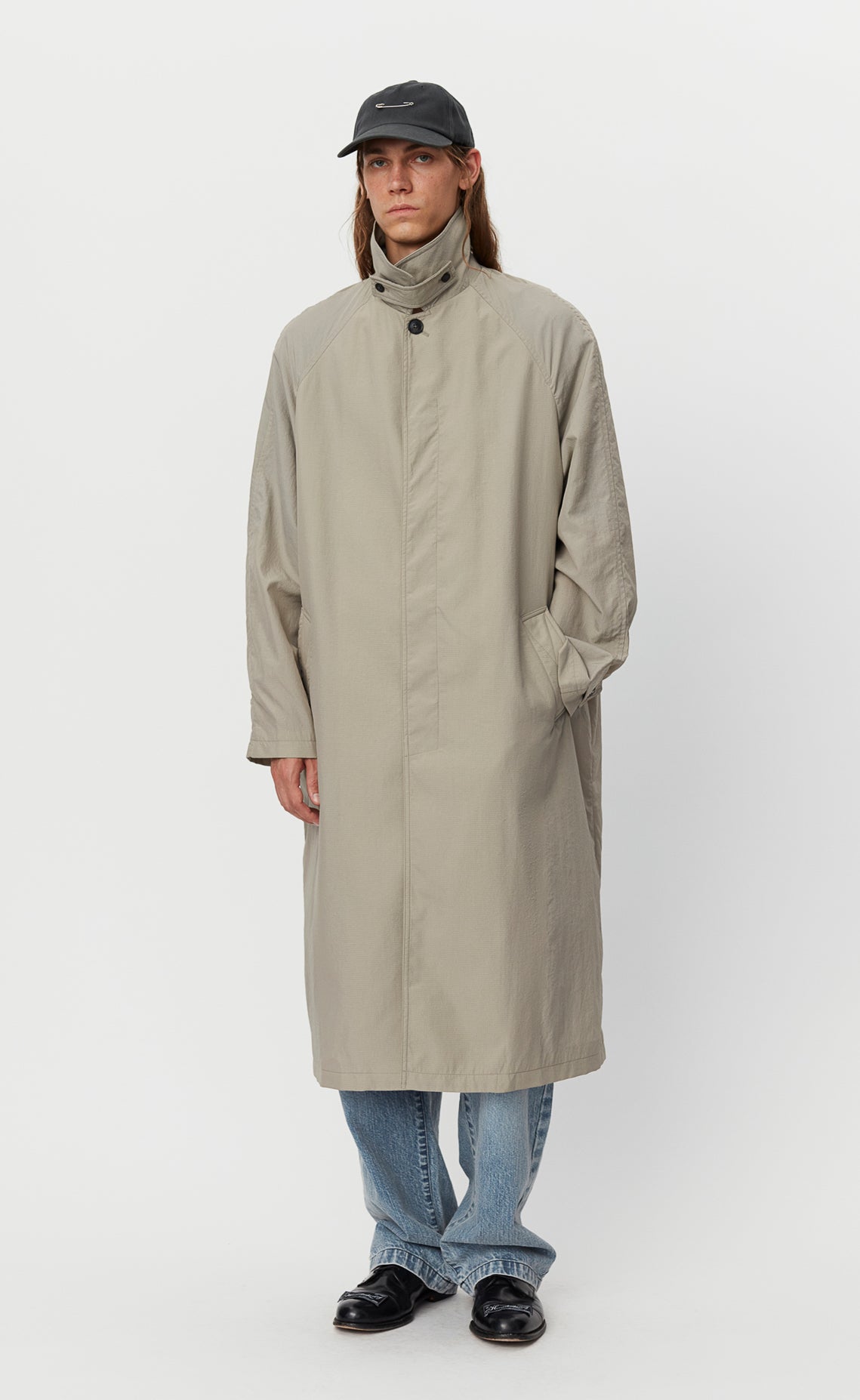 mfpen SS24 Installation Coat - Recycled Taupe