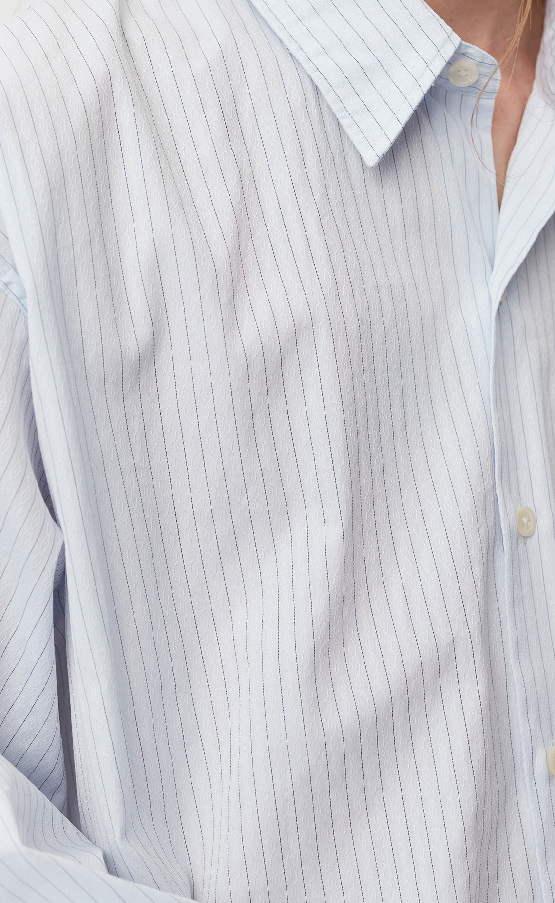 Exact Shirt - White Fancy Stripe