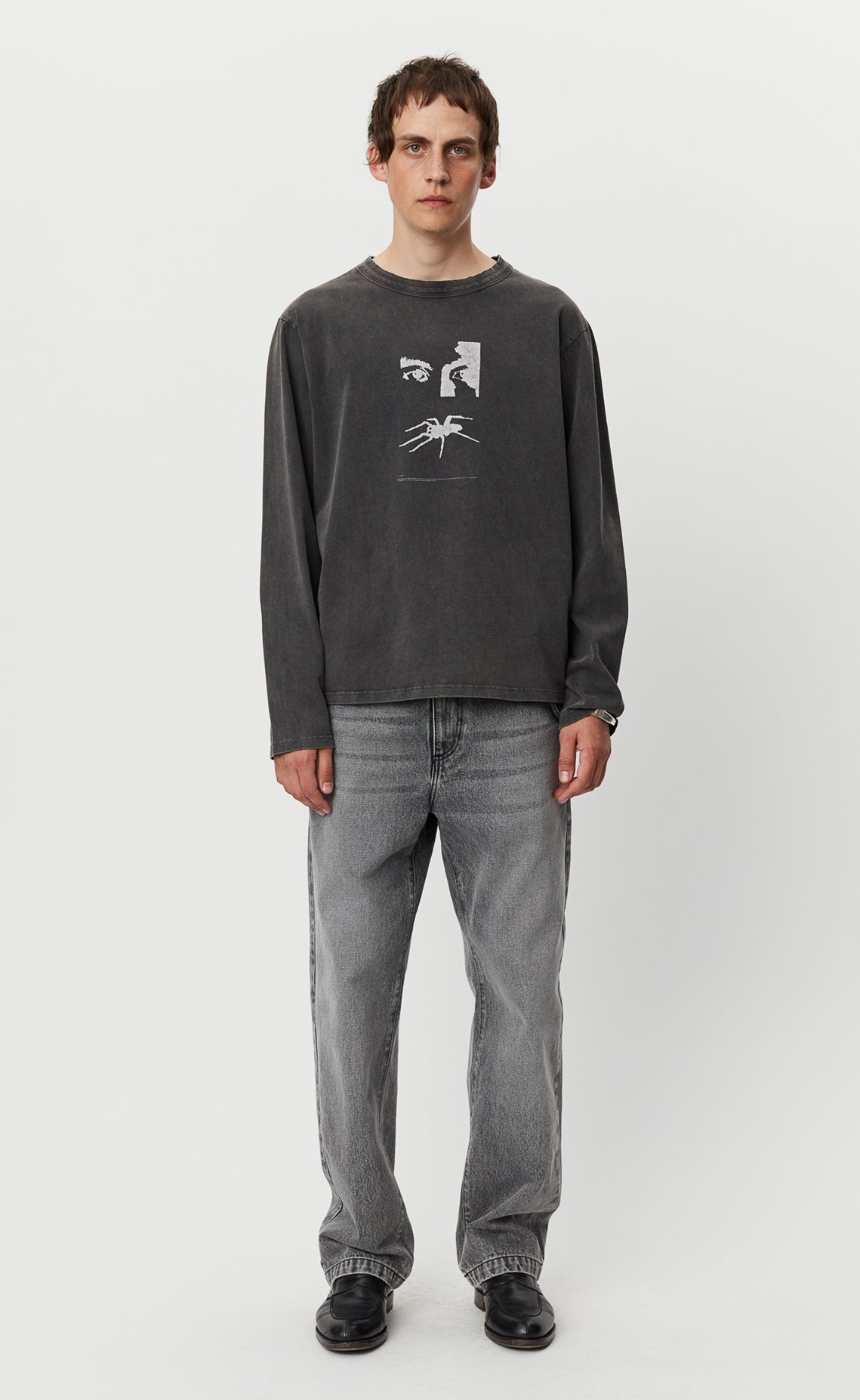 mfpen SS24 Meredith LS Tee - Washed Graphite