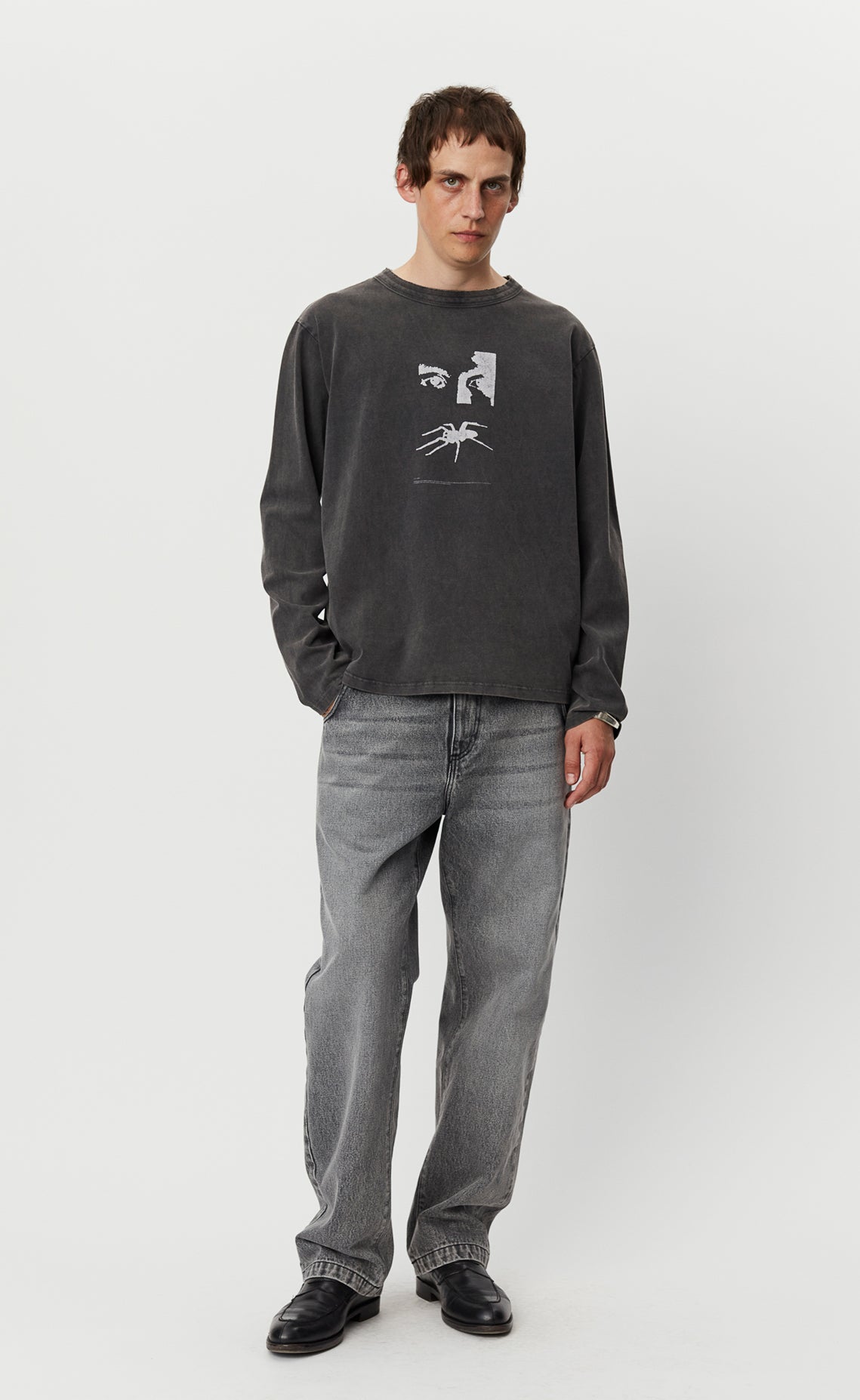SS24 Meredith LS Tee - Washed Graphite