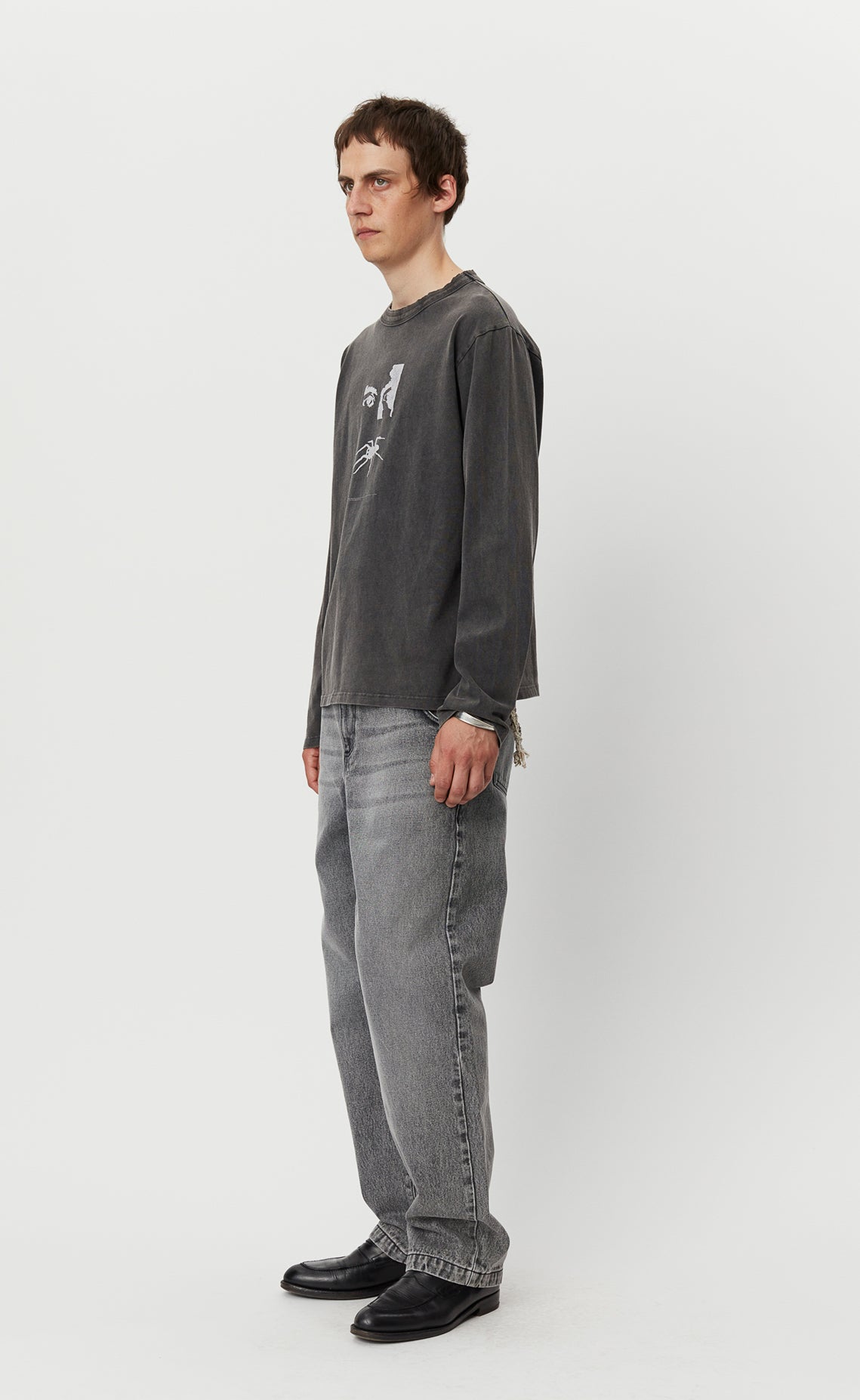 SS24 Meredith LS Tee - Washed Graphite