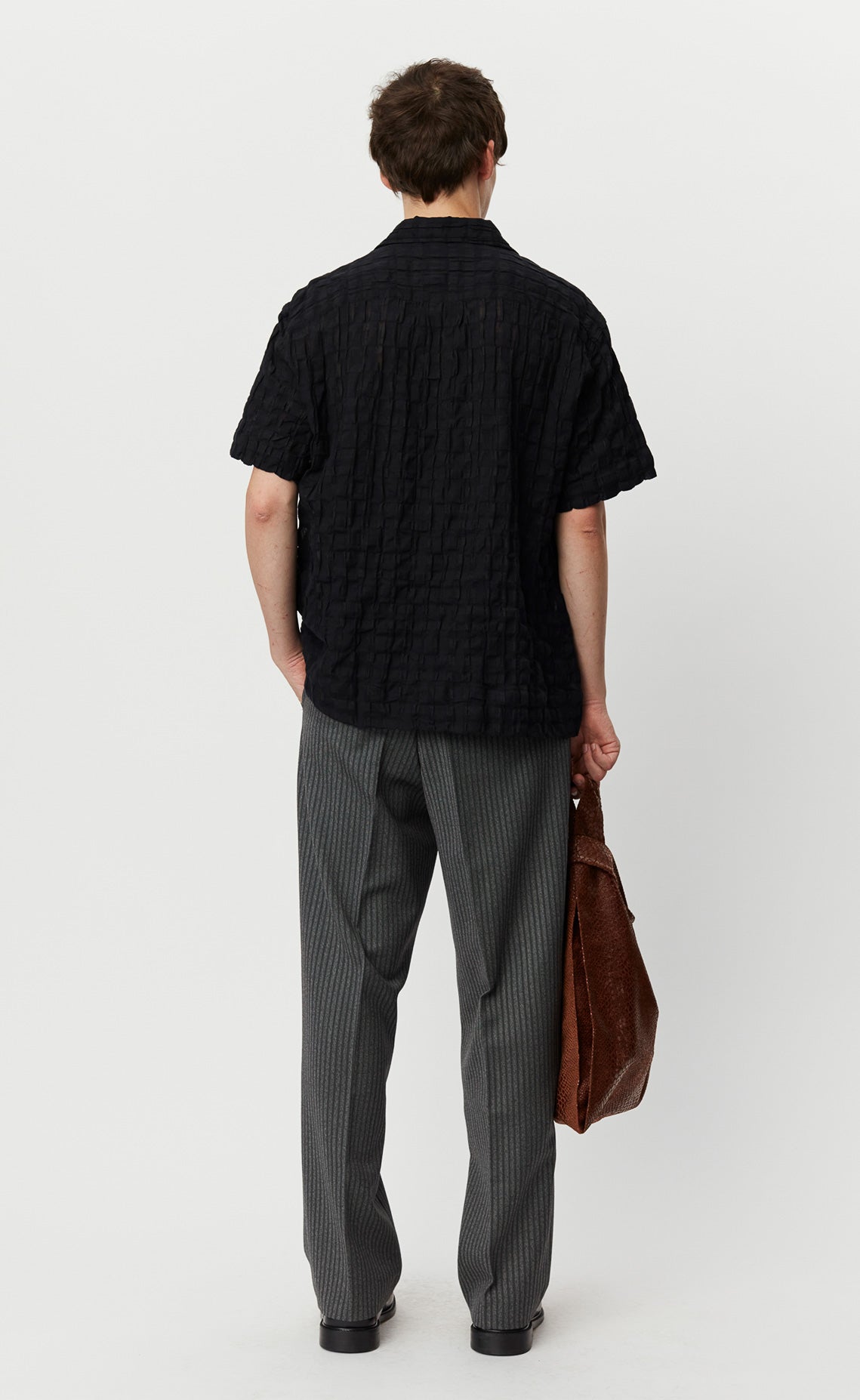 Holiday Shirt - Crinkle Black