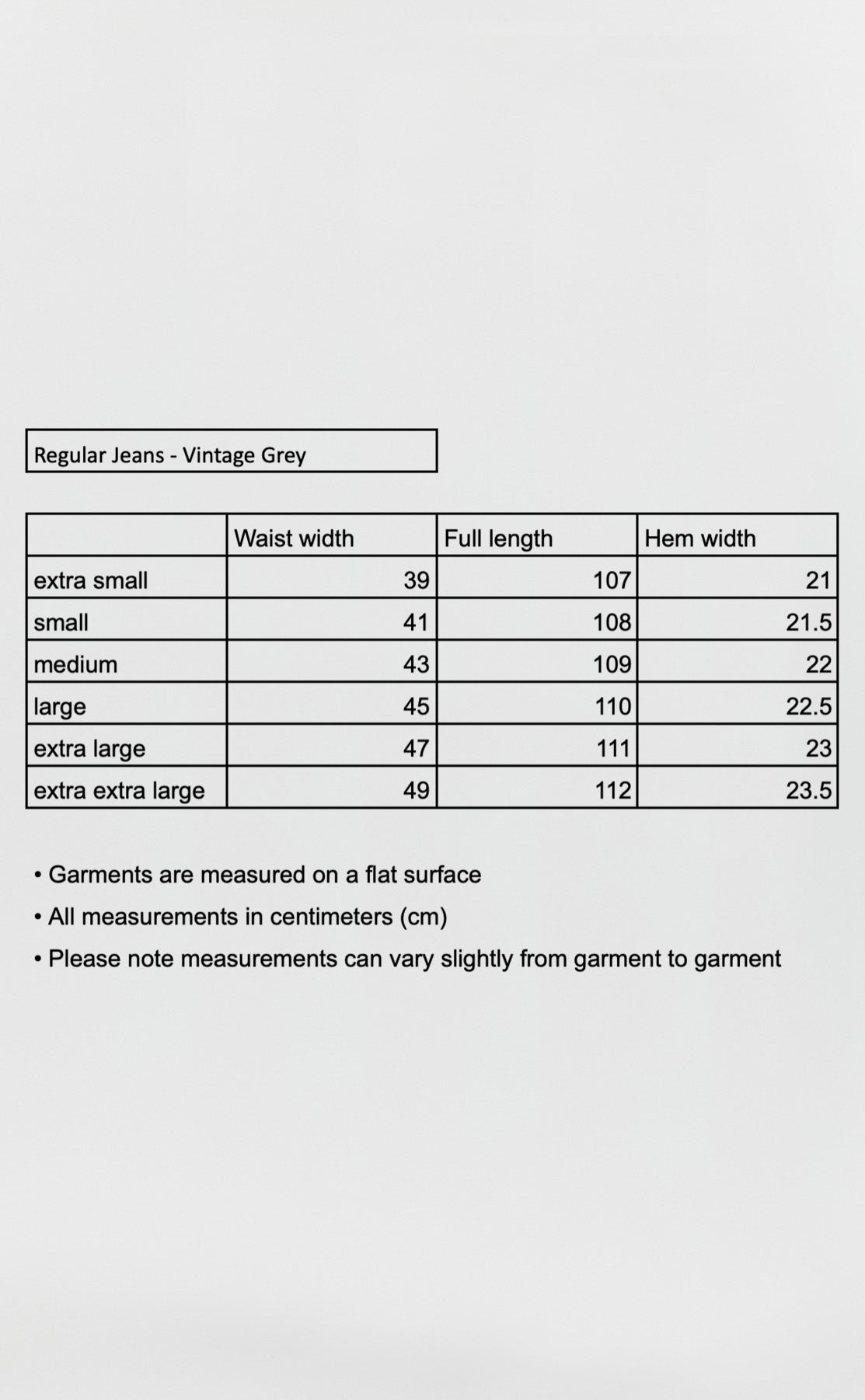 Regular Jeans - Vintage Grey