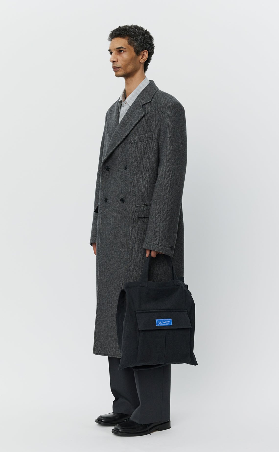 Routine Shoulder Bag - Grey Speckle Canvas