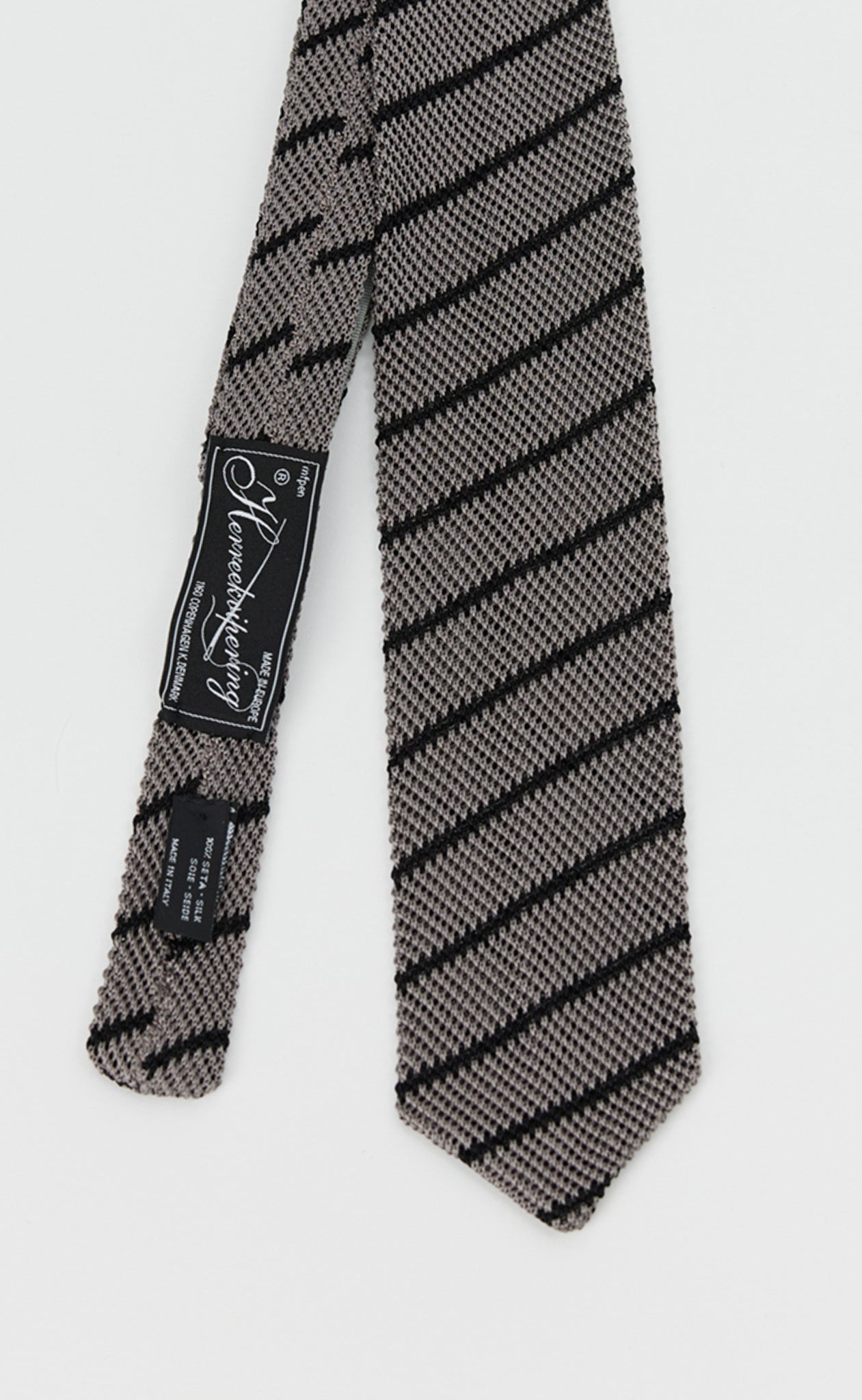 Formal Tie - Grey Stripe