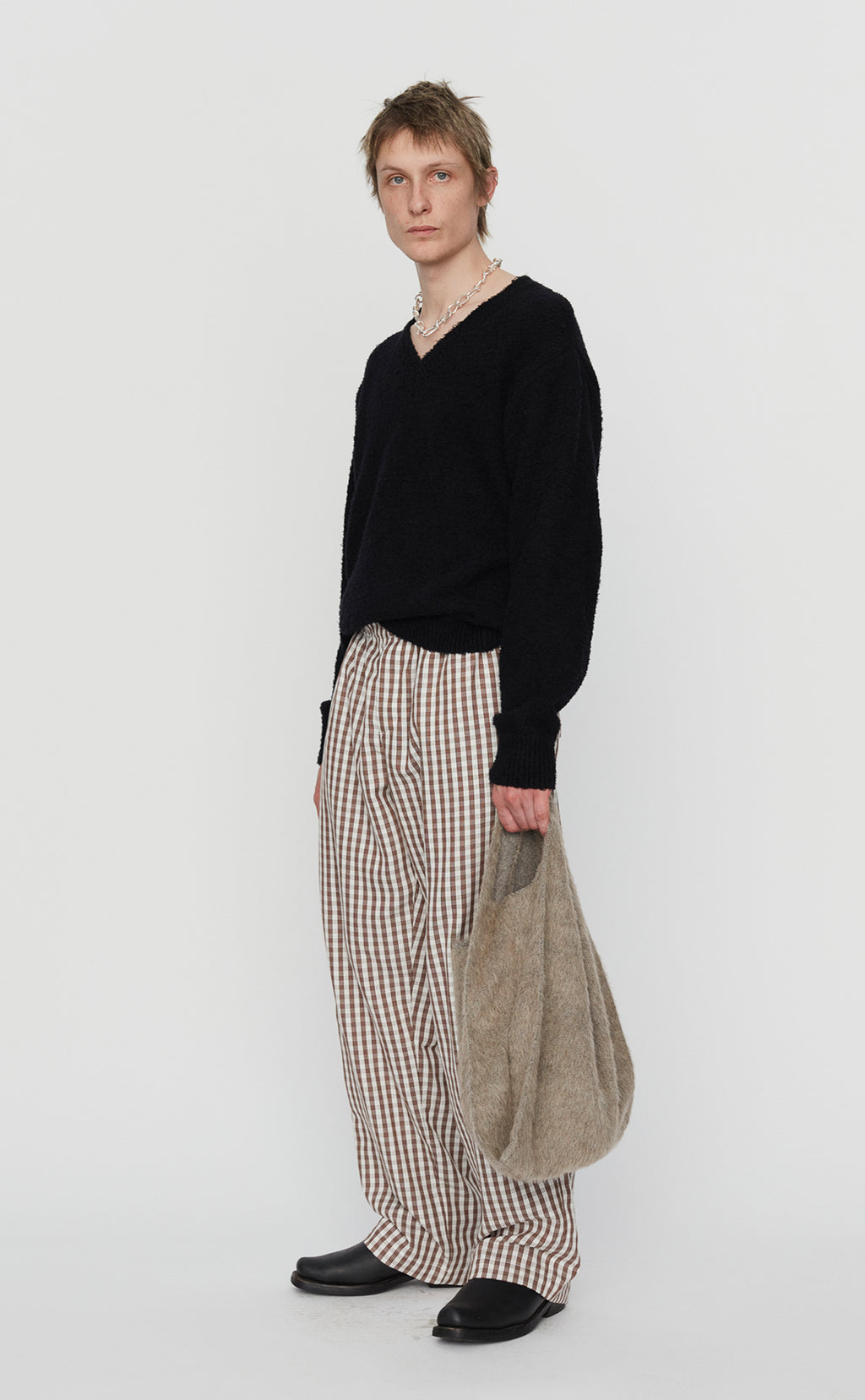 Easy Trousers - Brown Tablecloth
