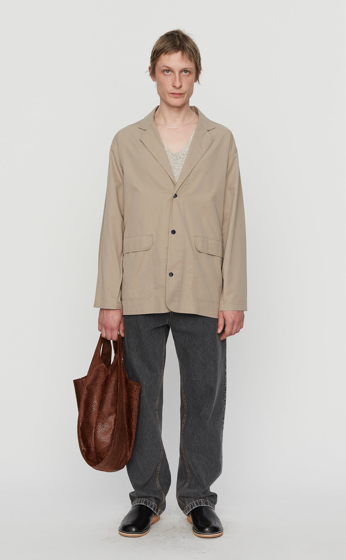 Article Jacket - Taupe